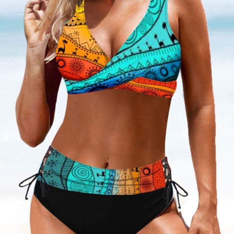 Gabrielle - Bikini Coloré et Joyeux
