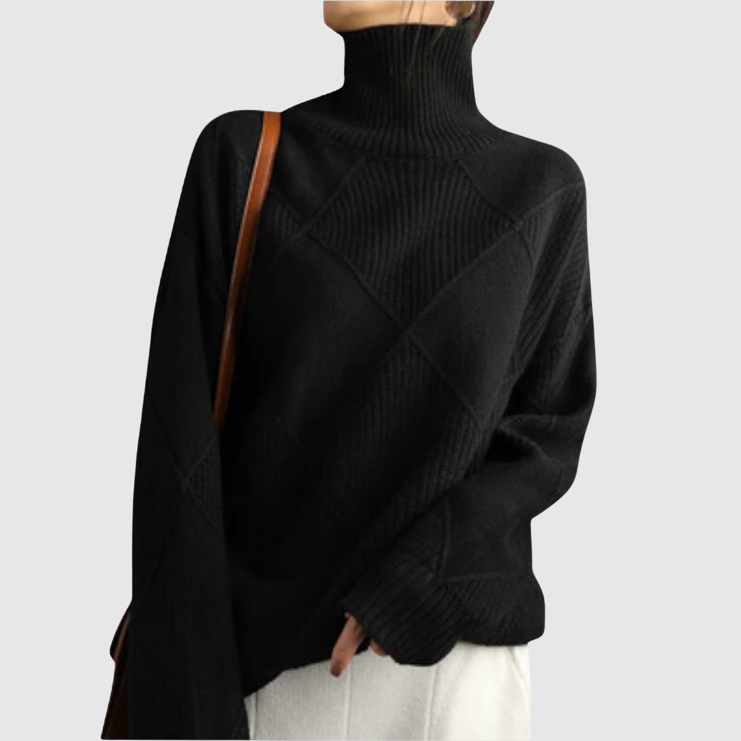 Nora – Pull avec motif géométrique