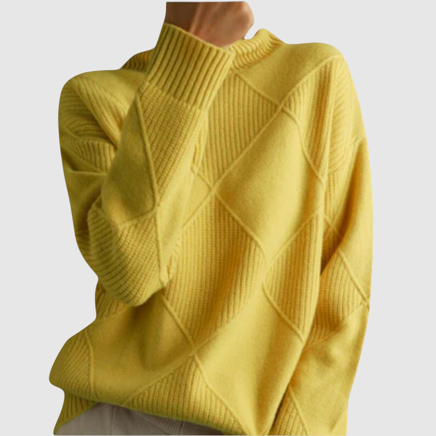 Nora – Pull avec motif géométrique