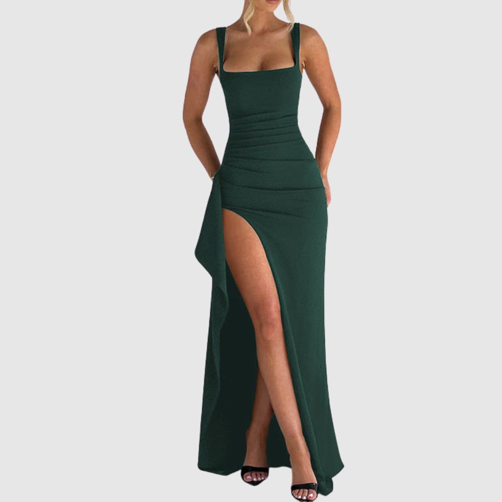 Zoé - Robe de soirée maxi avec fente