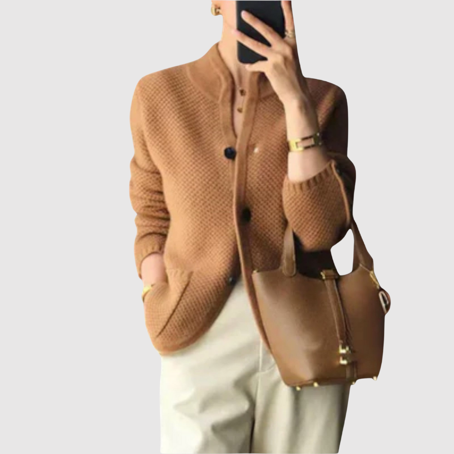 Silvie – Cardigan tissé avec poches