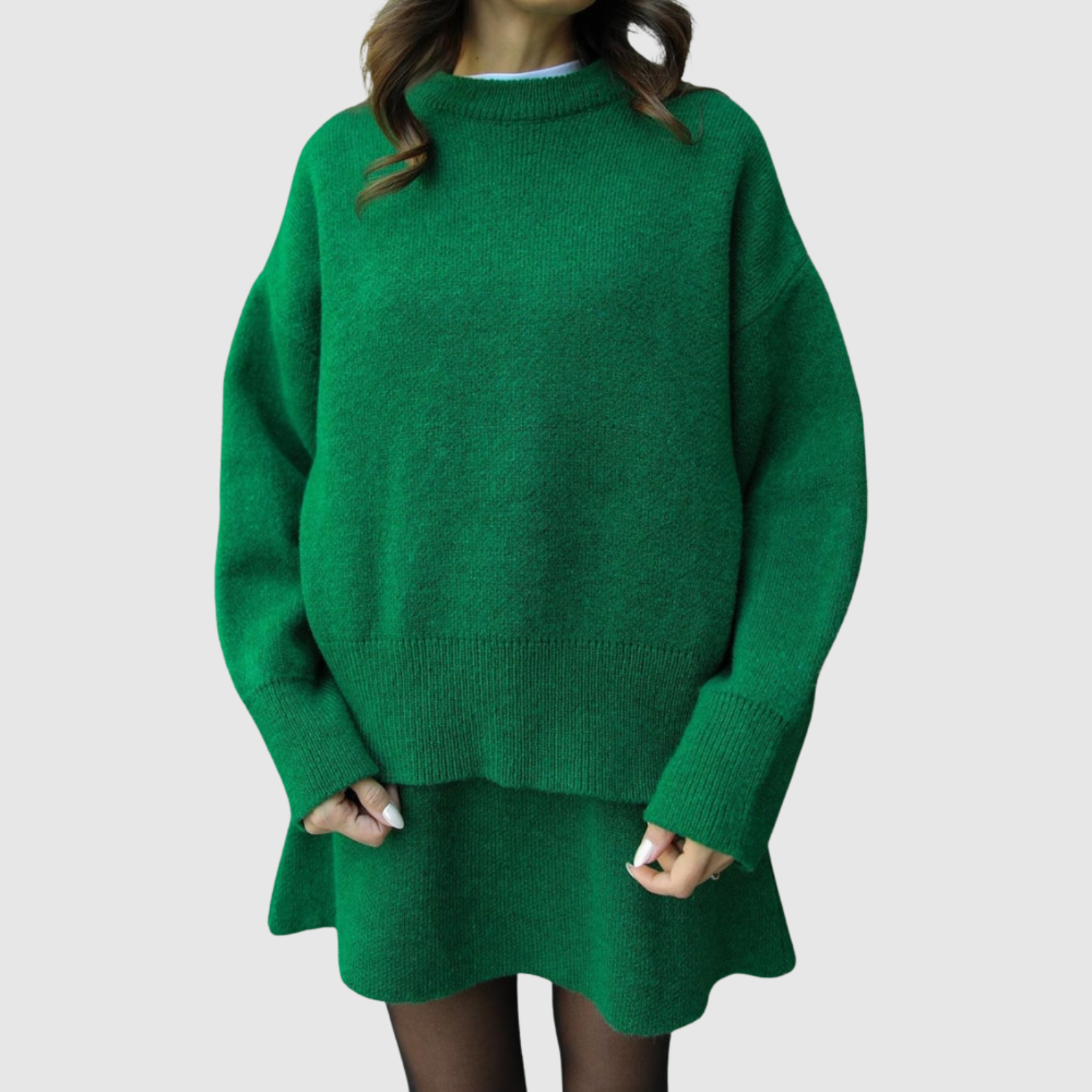 Inès - Ensemble élégant pour femme avec veste et jupe