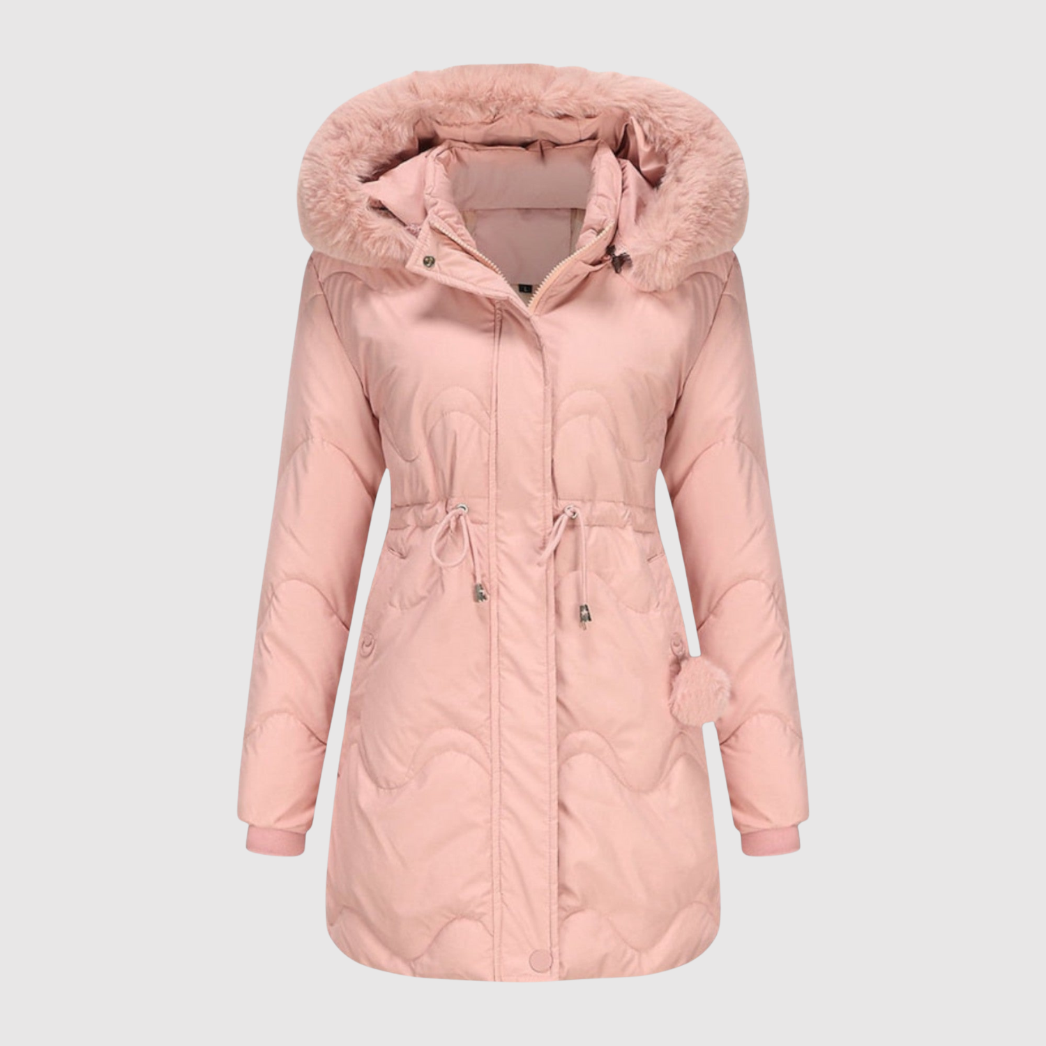 Jelena – Parka avec col en fourrure et chaleur matelassée