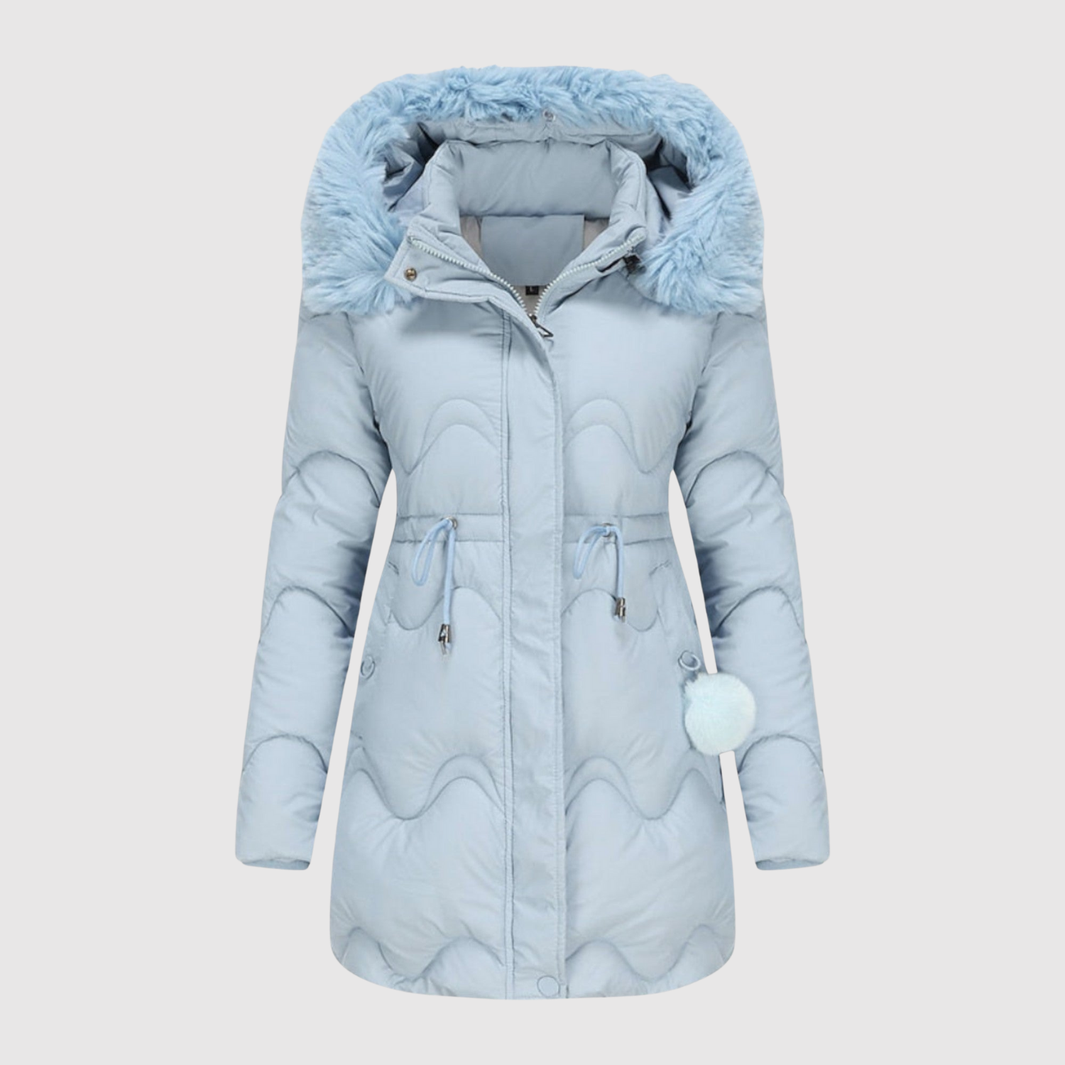 Jelena – Parka avec col en fourrure et chaleur matelassée