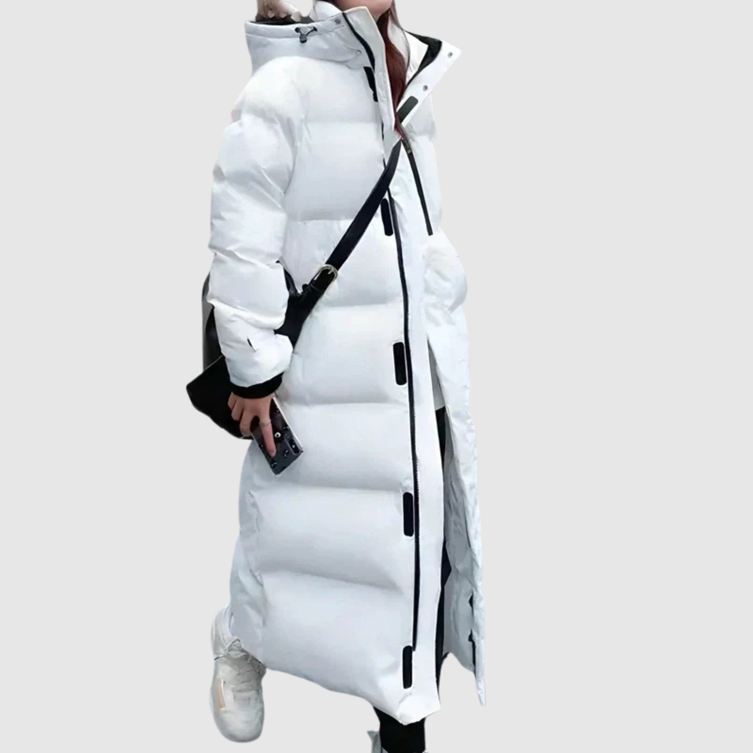Jelena - Long manteau isolé avec capuche