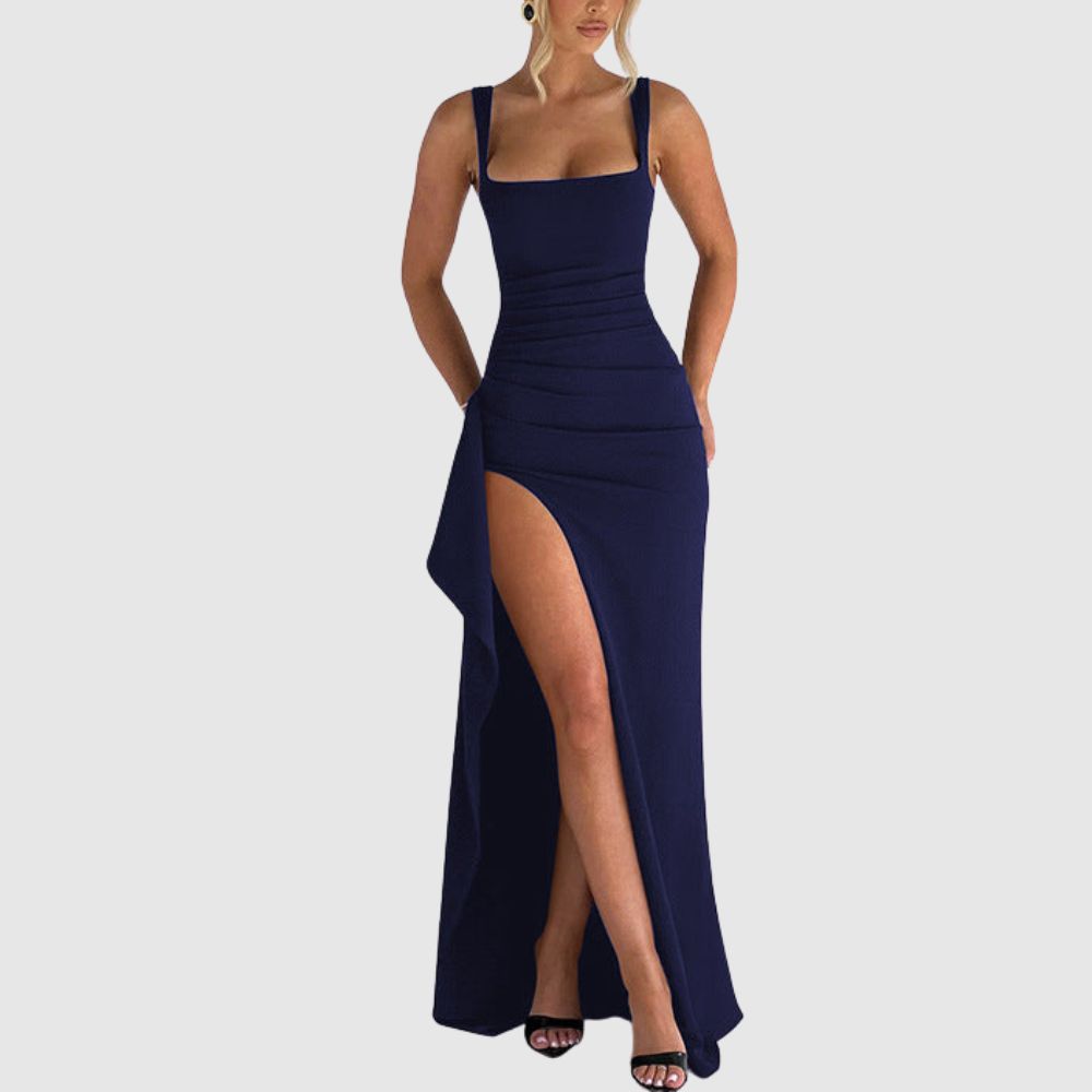 Zoé - Robe de soirée maxi avec fente