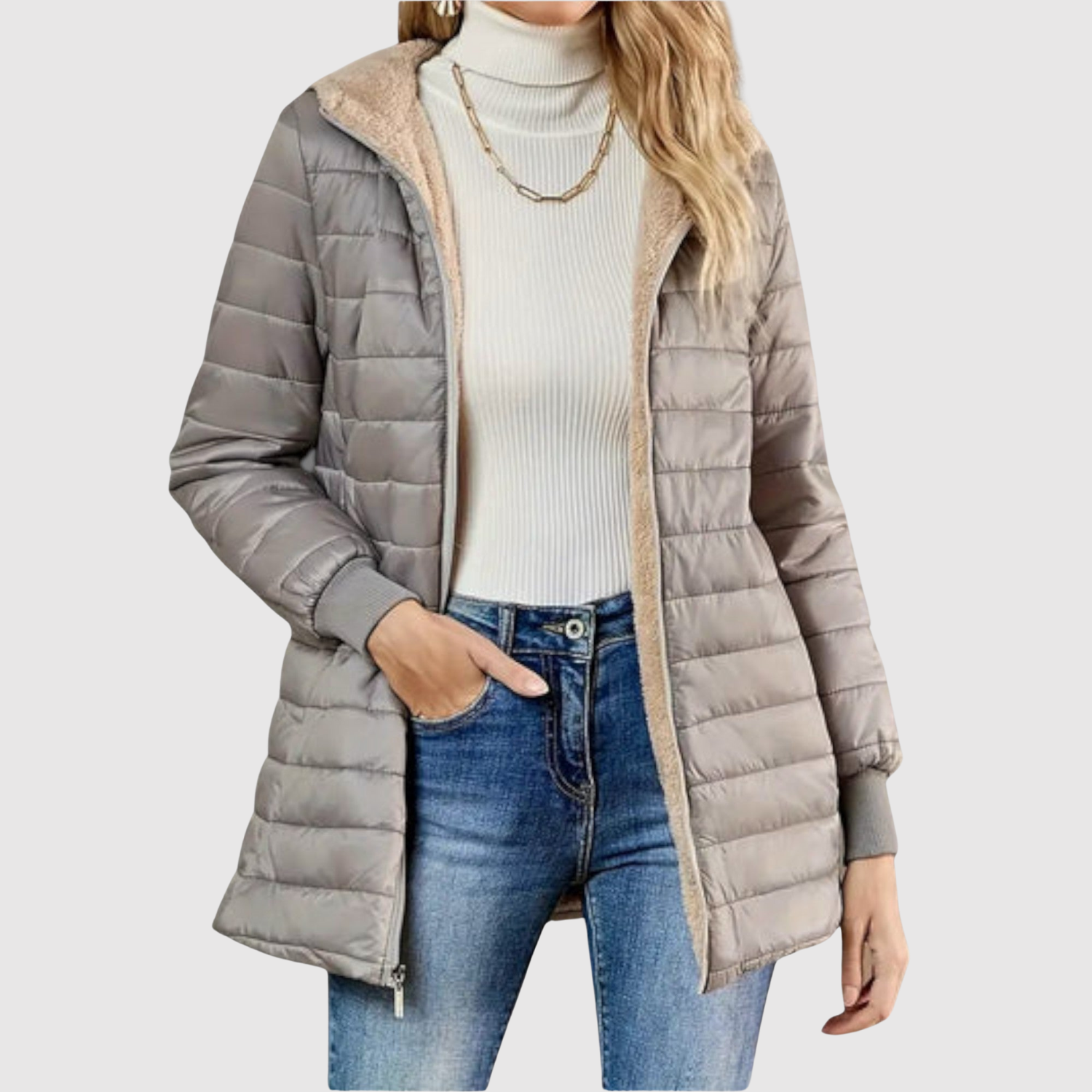 Jelena – Veste légère en polyester avec capuche