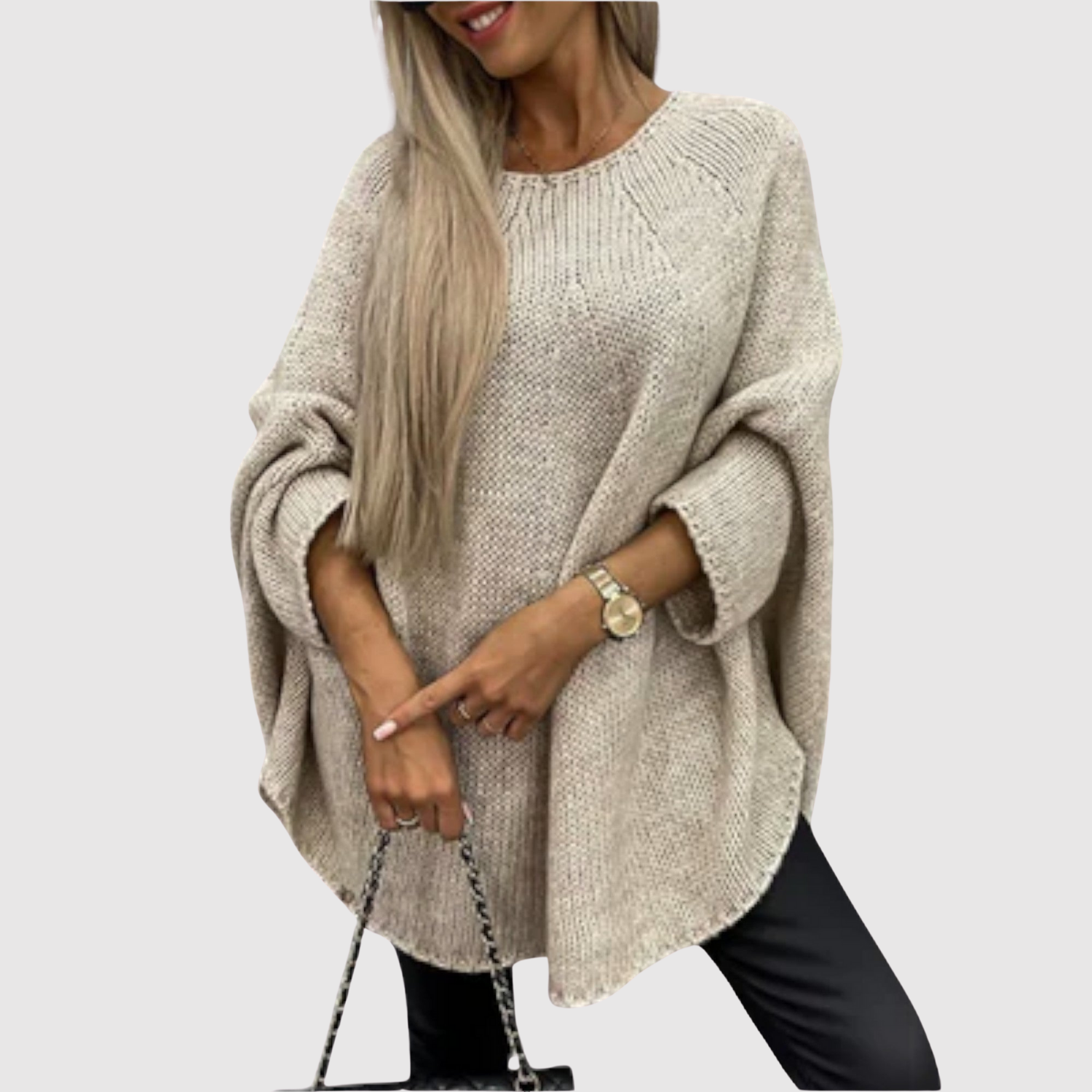 Nora – Pull oversize avec une élégance décontractée