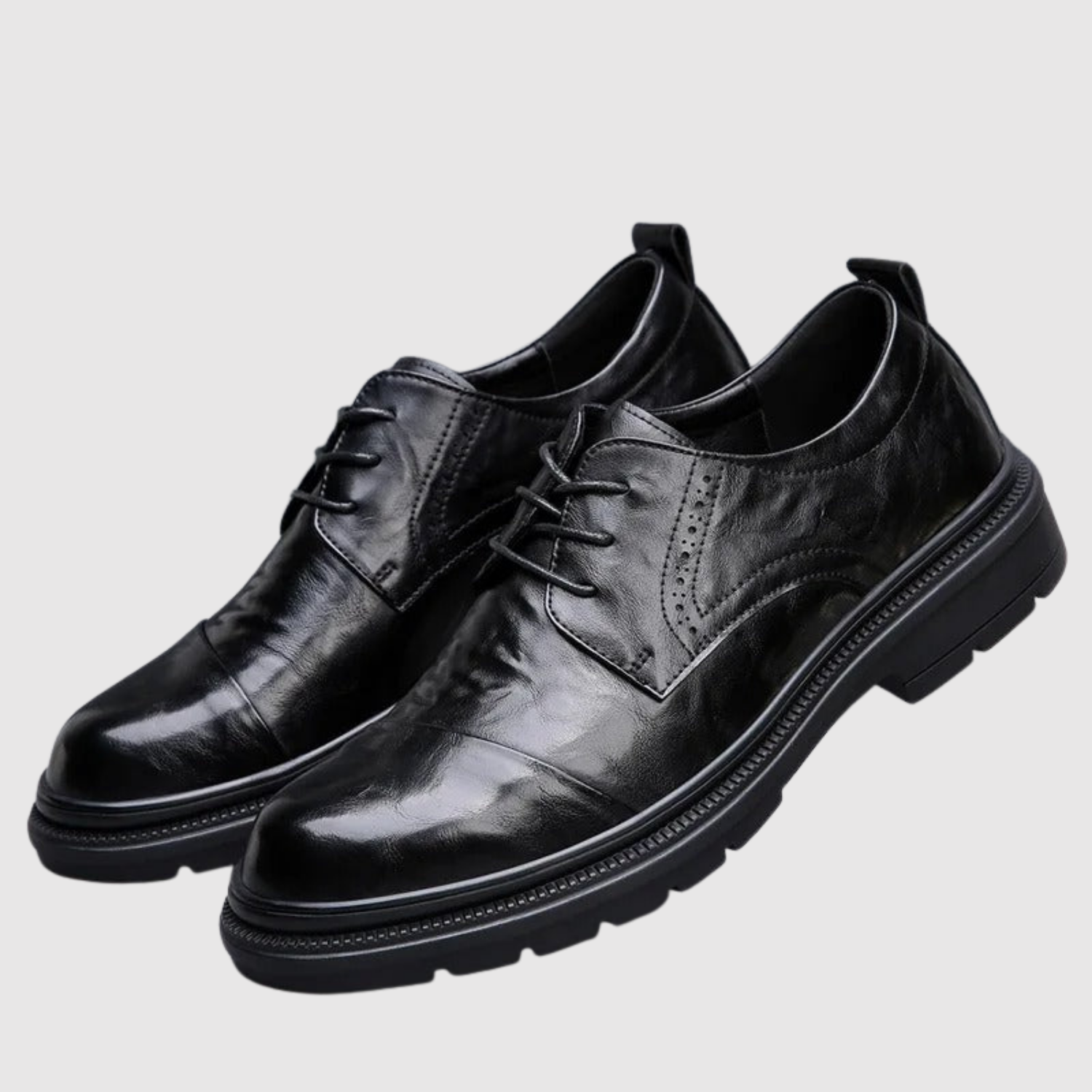 Viktor – Chaussures en cuir pour hommes modernes avec semelle dure