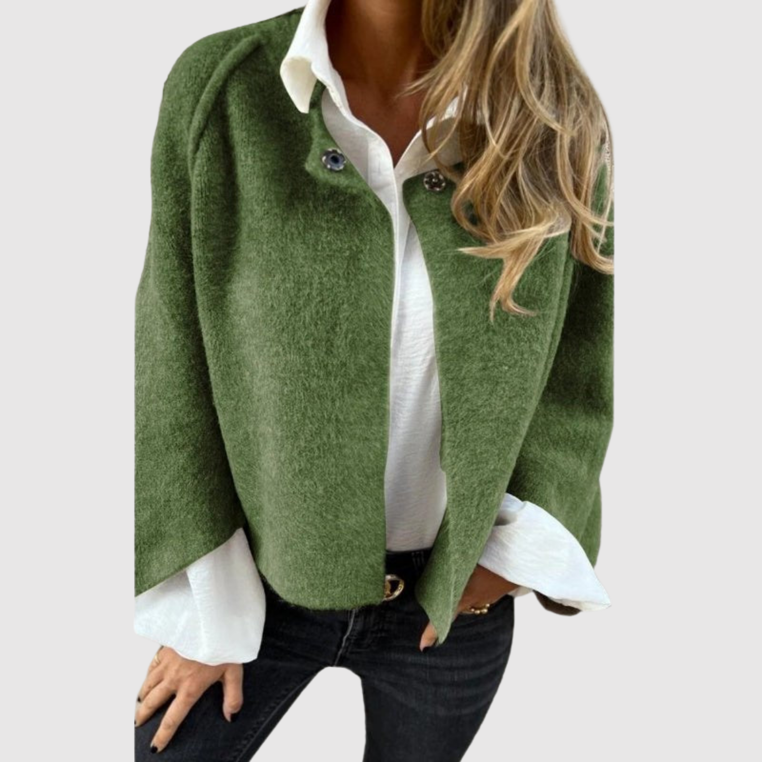 Jelena – Veste courte en tissu doux