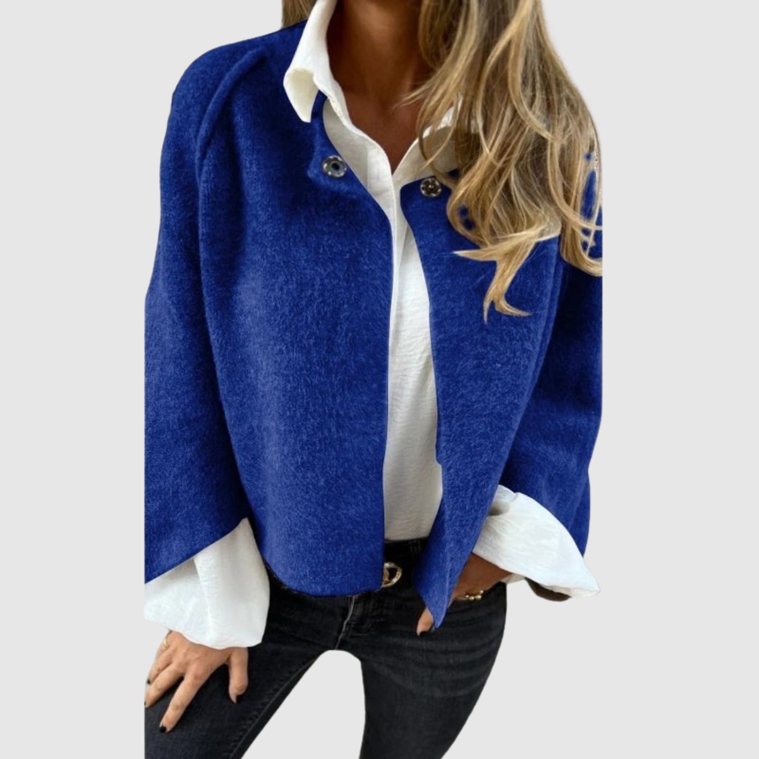 Jelena – Veste courte en tissu doux