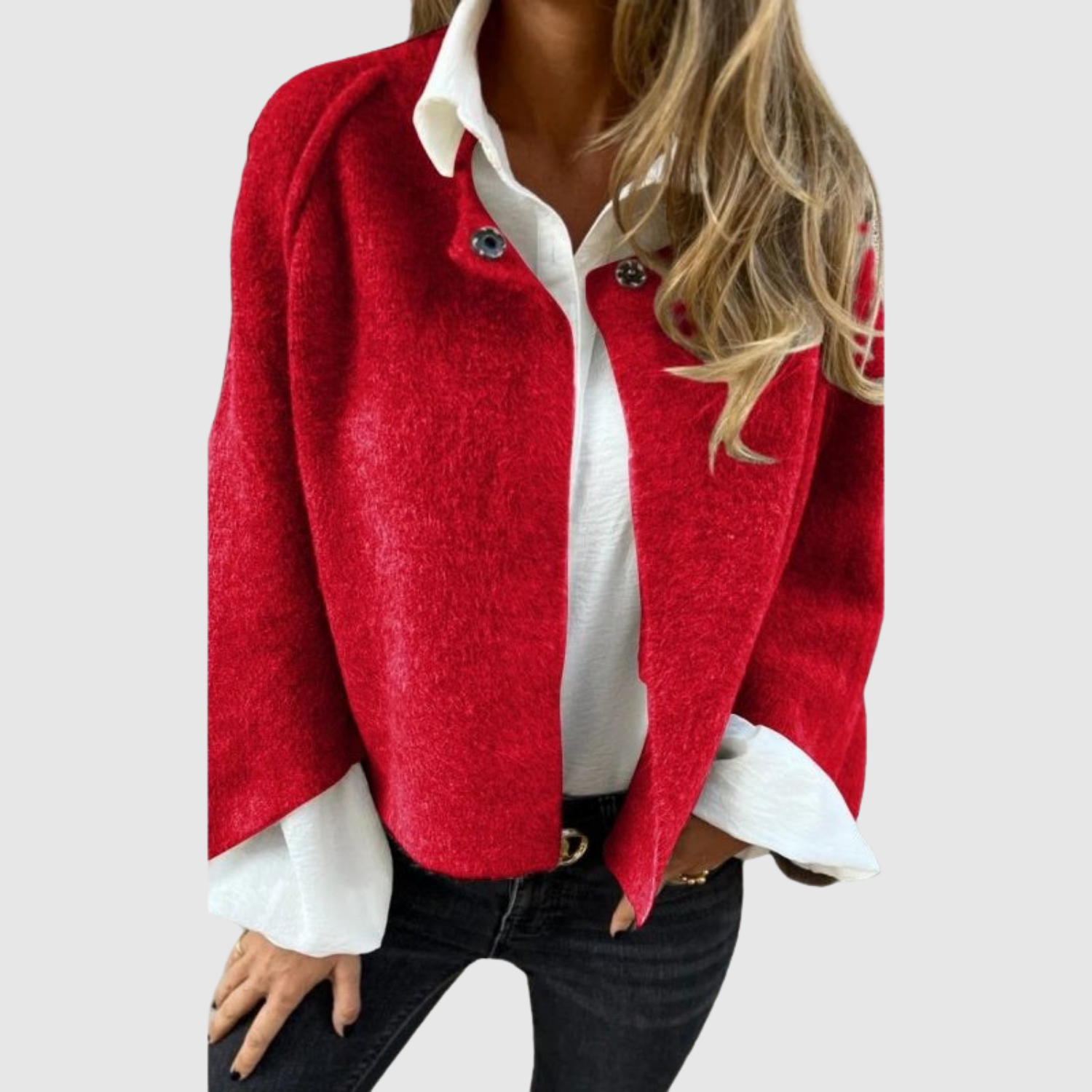 Jelena – Veste courte en tissu doux