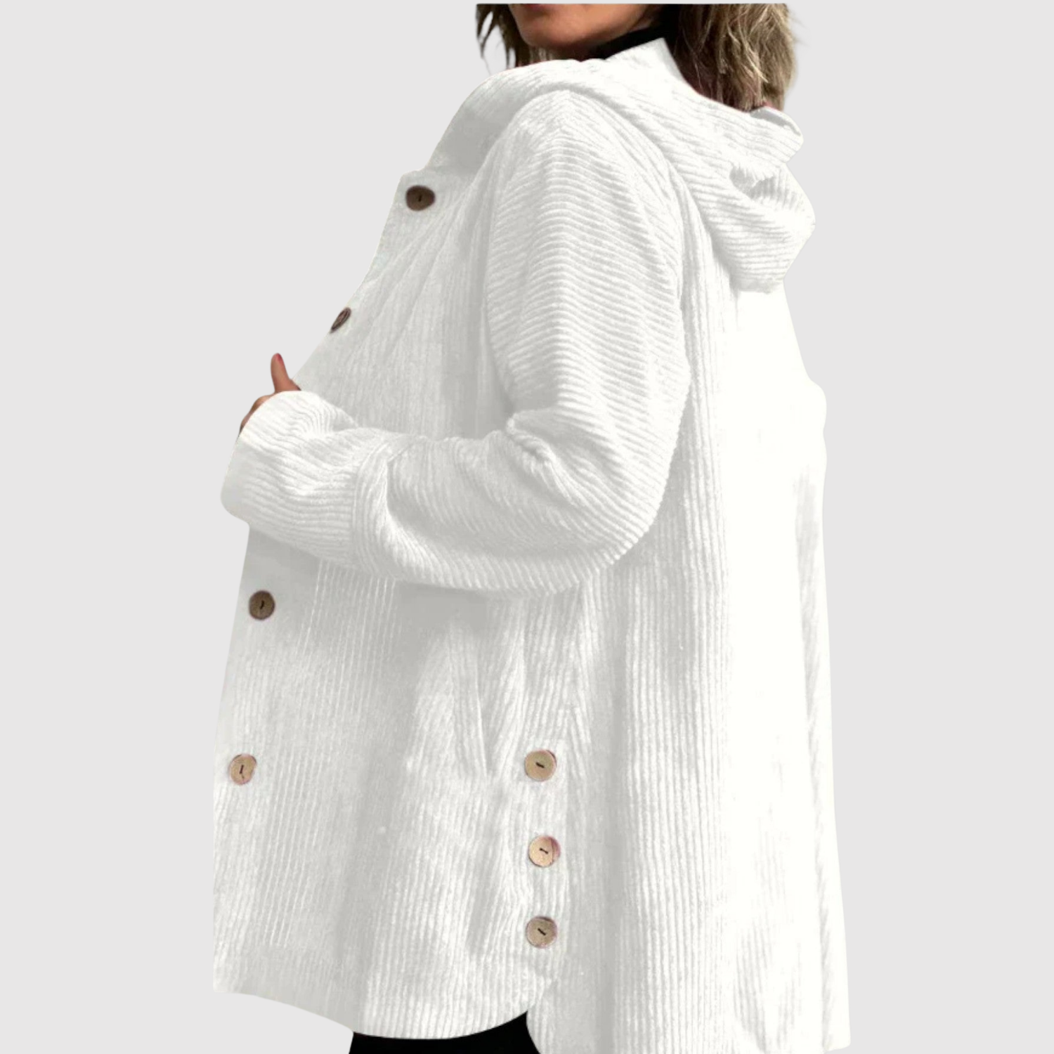 Jelena – Manteau long avec motif en velours