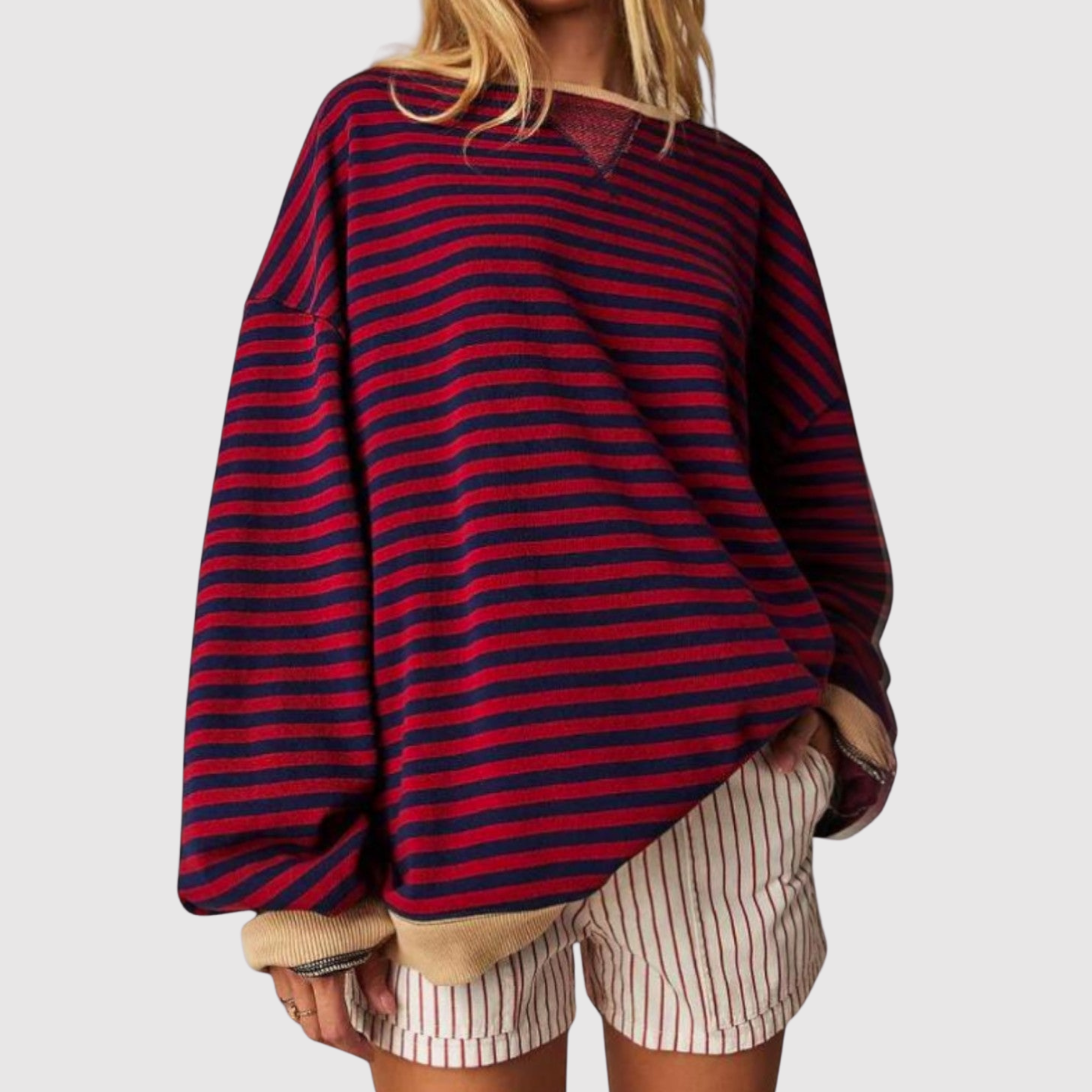 Nora – Pull rayé aux couleurs contrastées