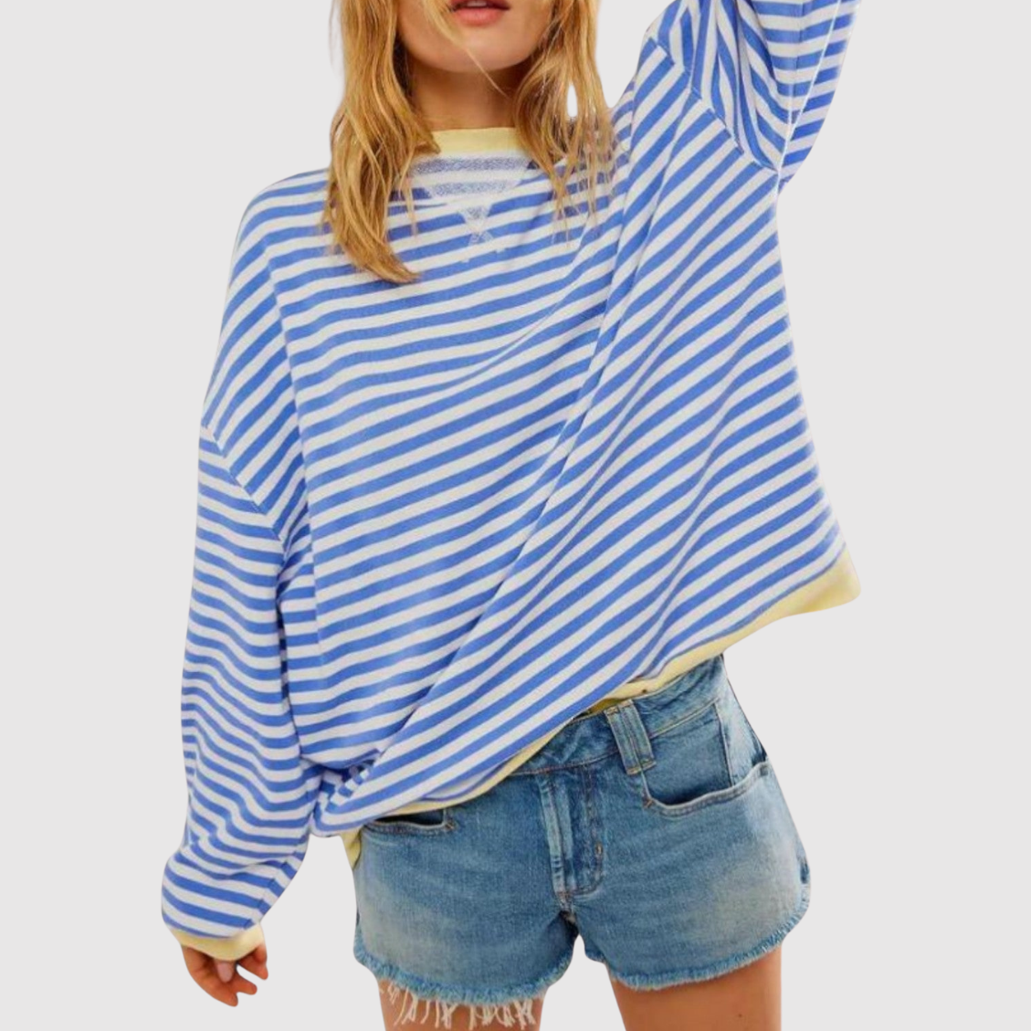 Nora – Pull rayé aux couleurs contrastées