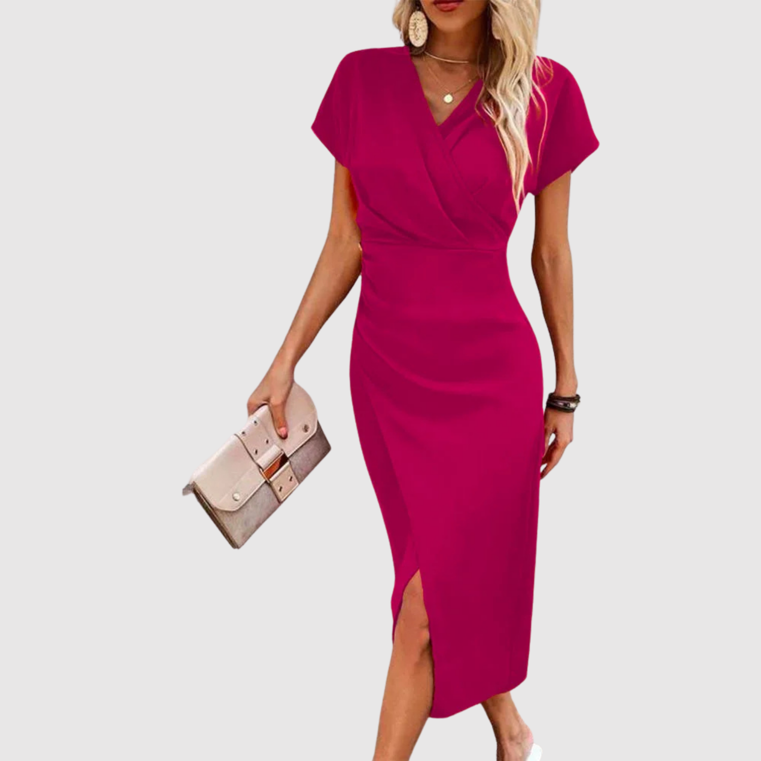 Amélie – Robe élégante avec décolleté en V