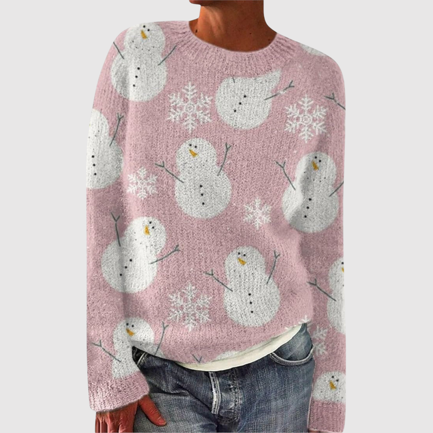 Nora – Pull avec des motifs d'hiver