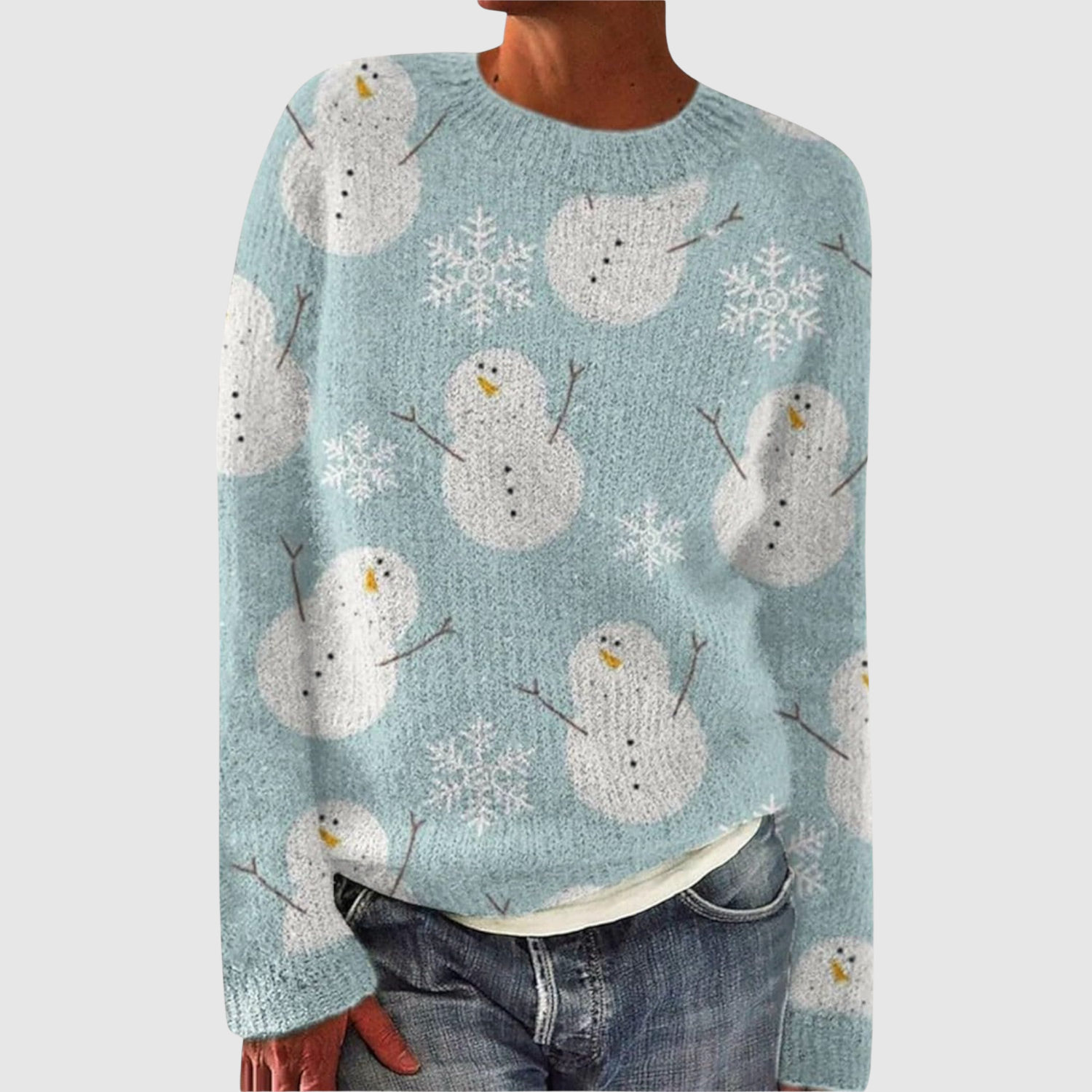 Nora – Pull avec des motifs d'hiver