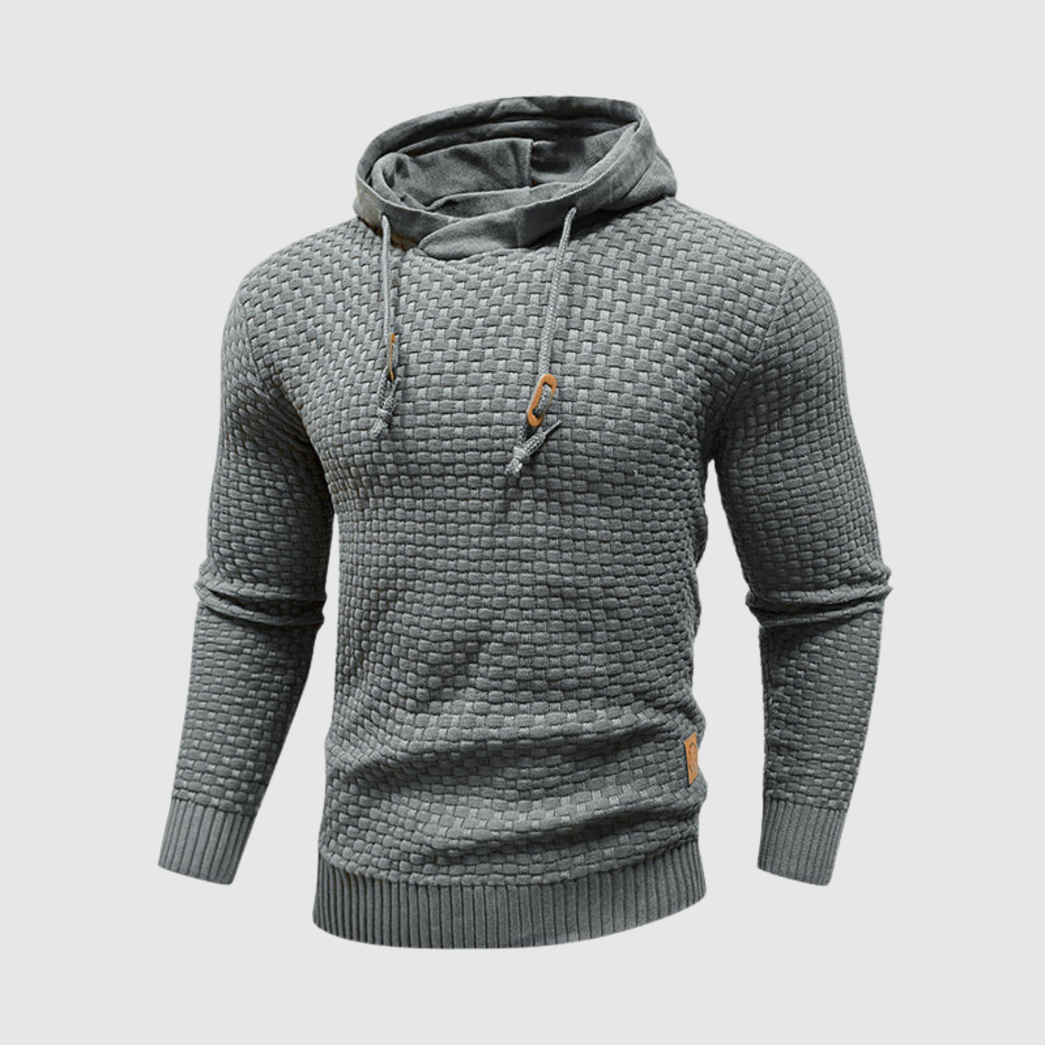 Daniel – Pull en tricot pour homme avec capuche et cordons