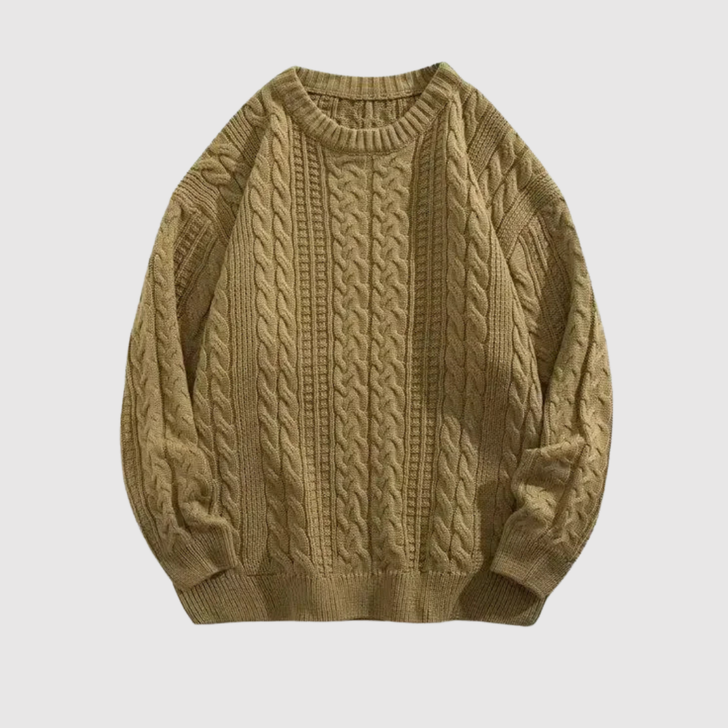 Daniel – Pull classique avec motif en torsades