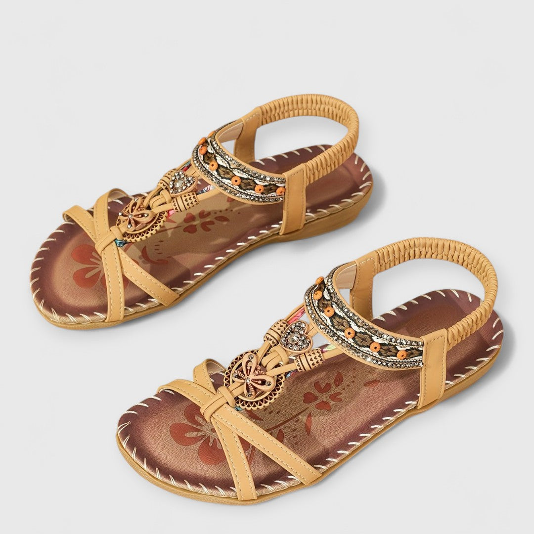 Léa – Sandales boho plates
