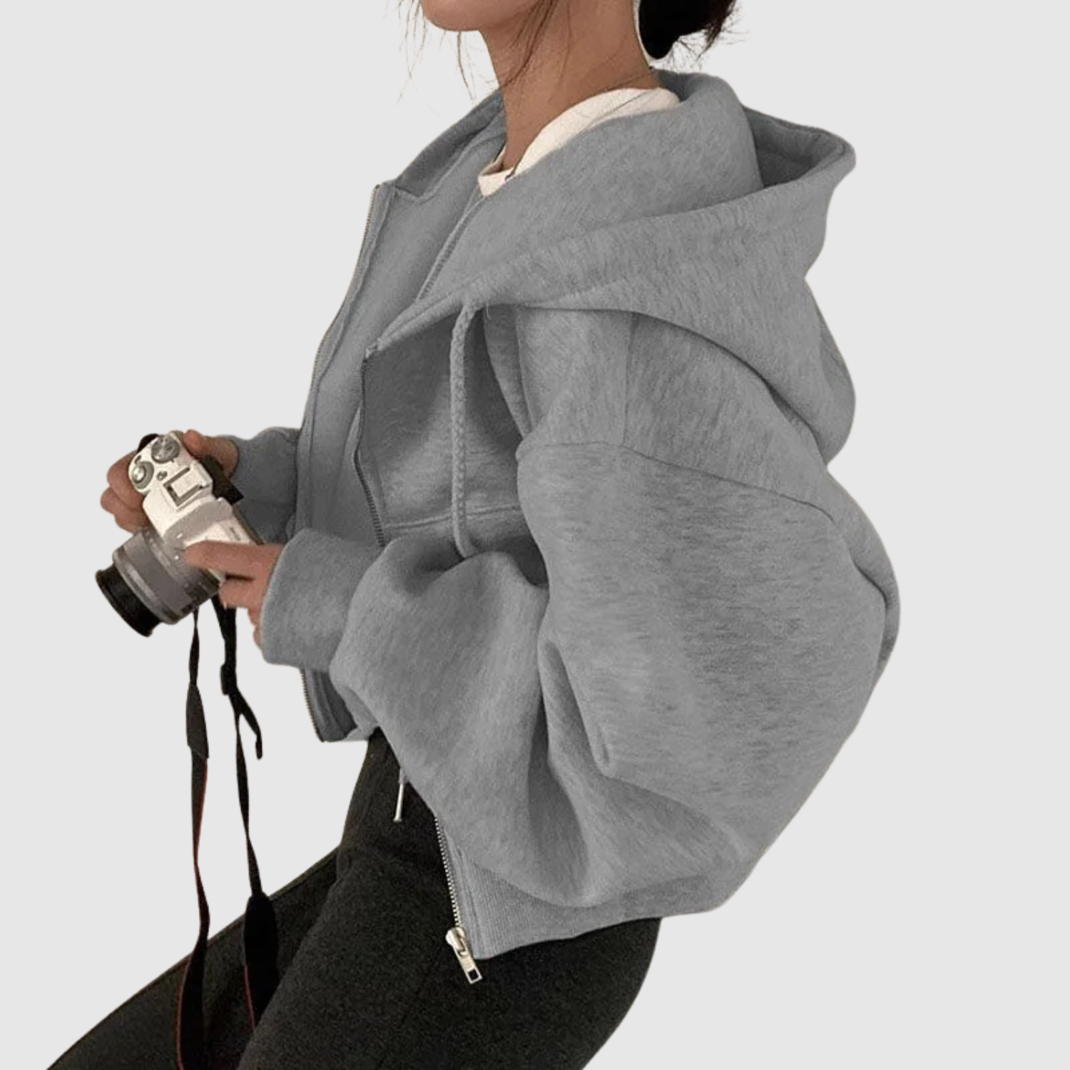Nina – Sweat court à coupe décontractée