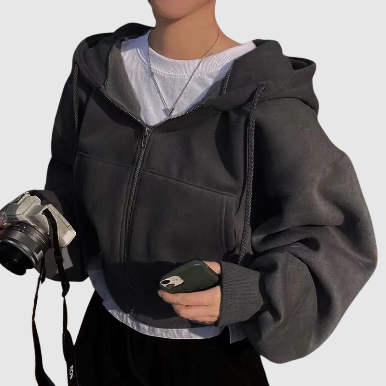 Nina – Sweat court à coupe décontractée