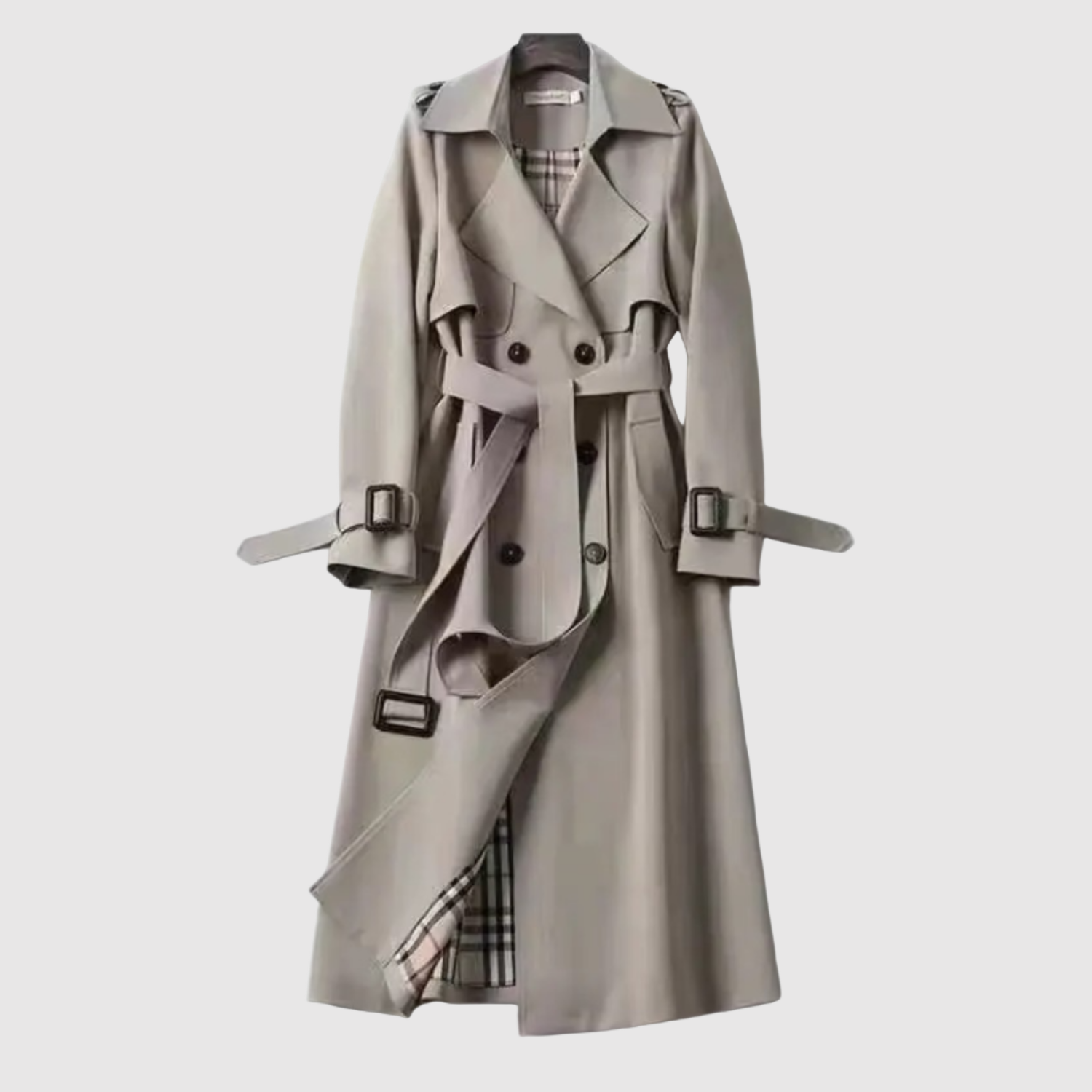 Jelena – Manteau trench classique avec ceinture