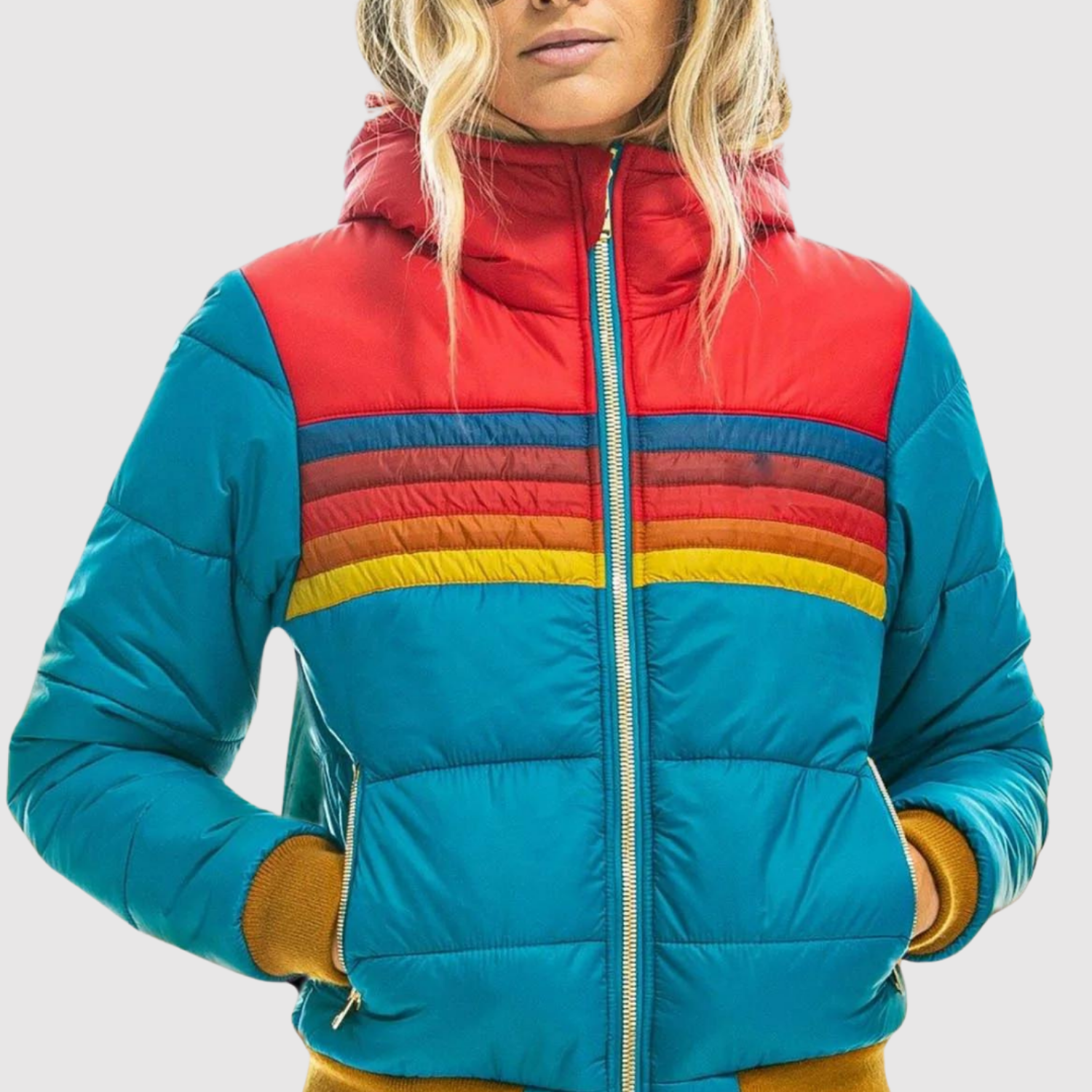 Jelena – Veste confortable à rayures colorées