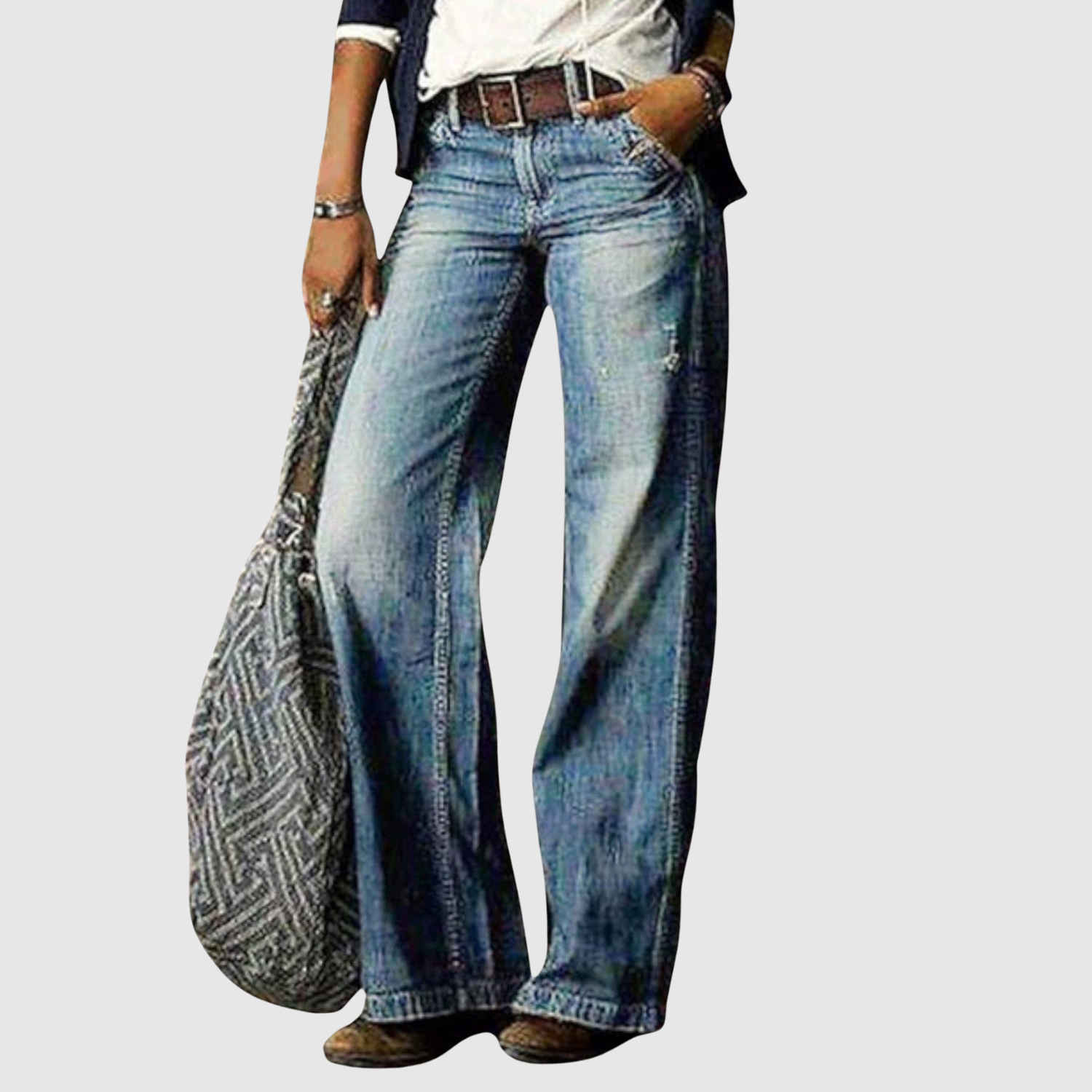 Kira - Jeans à jambes larges