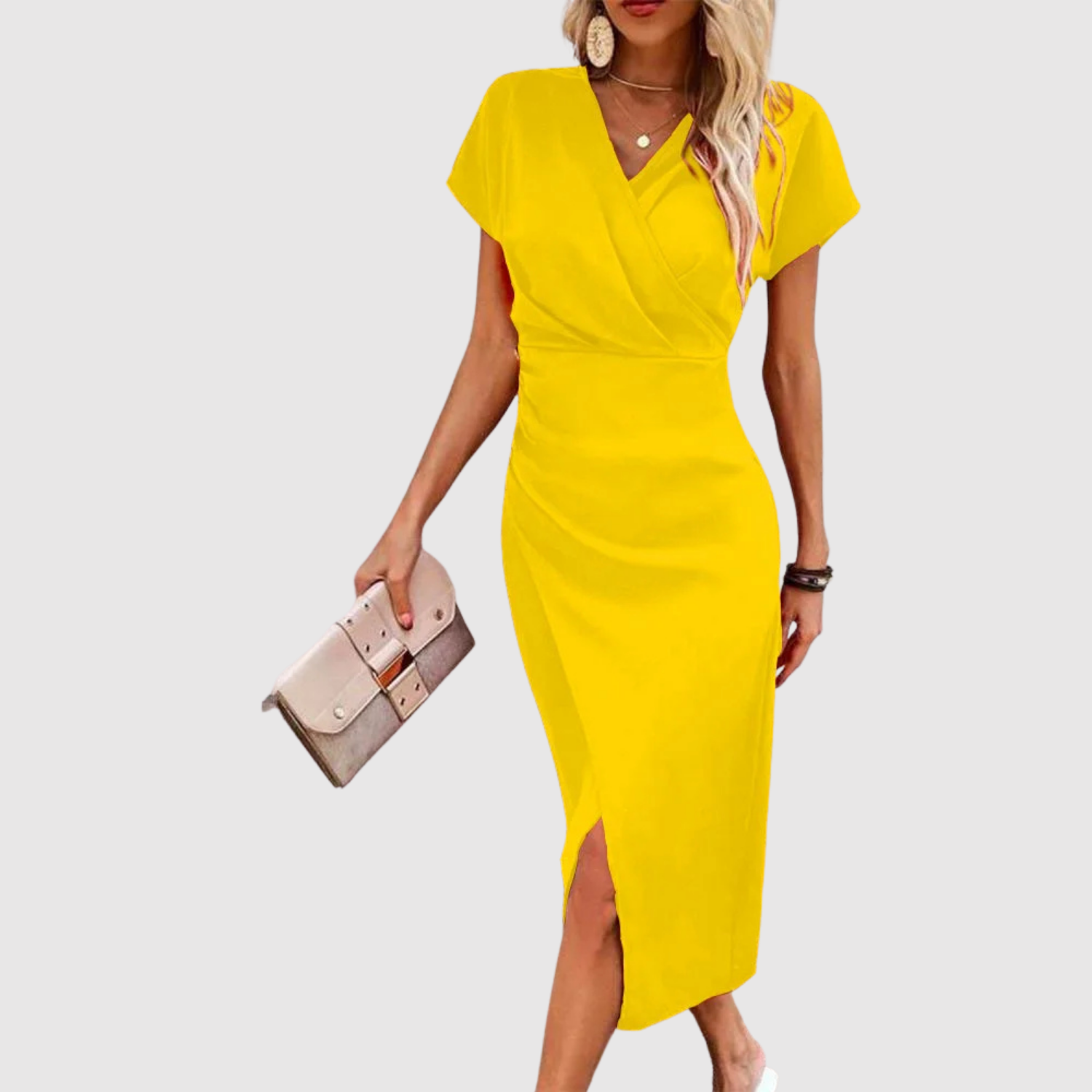 Amélie – Robe élégante avec décolleté en V