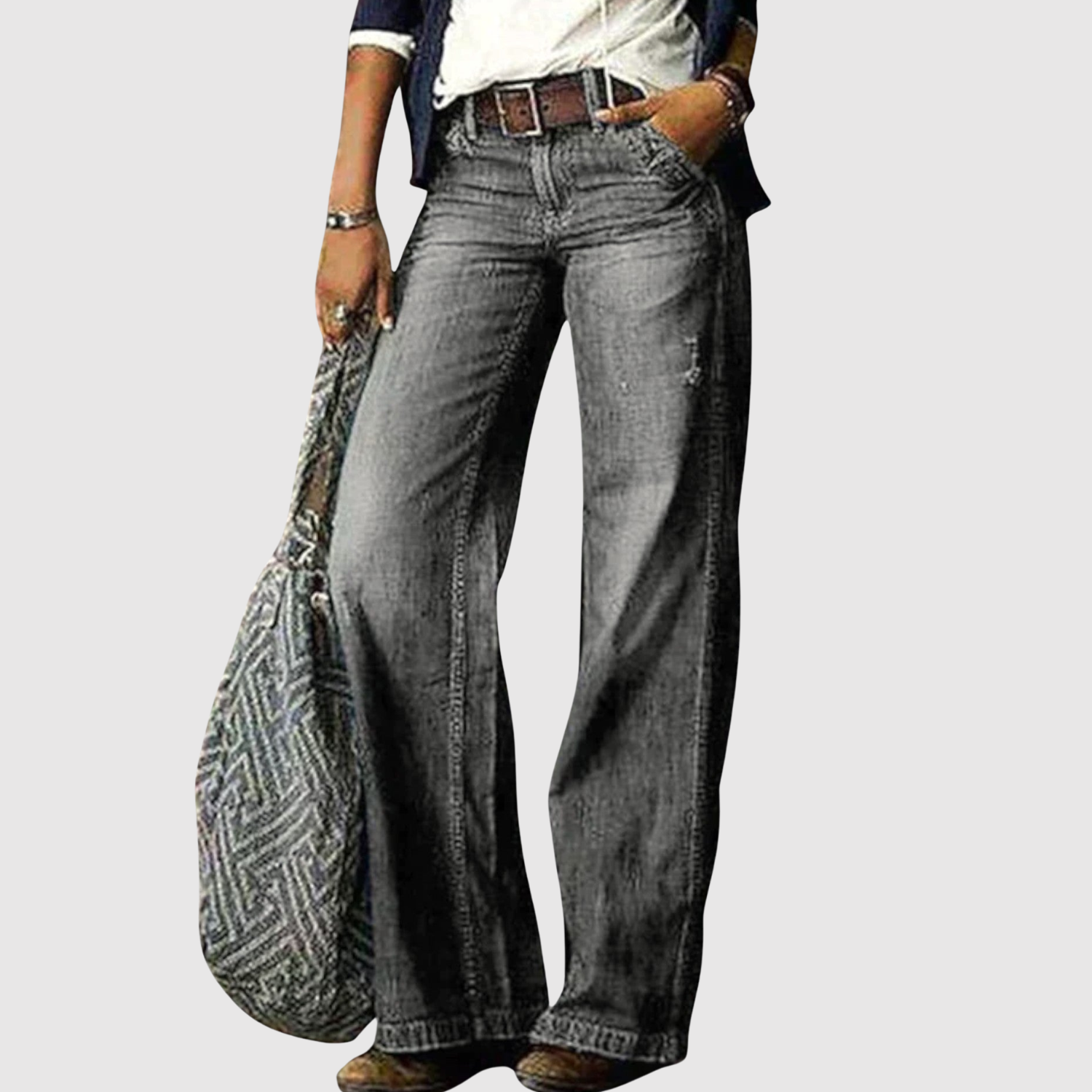 Kira - Jeans à jambes larges