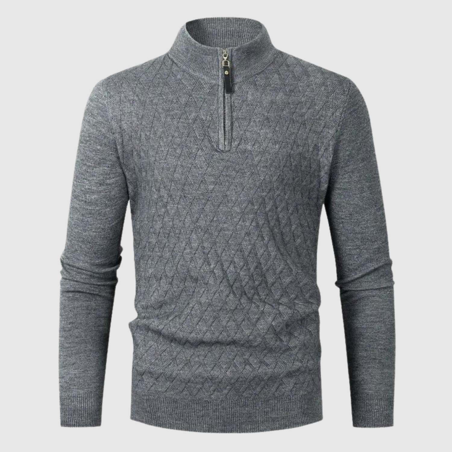 Daniel – Pull à demi-zip en tricot
