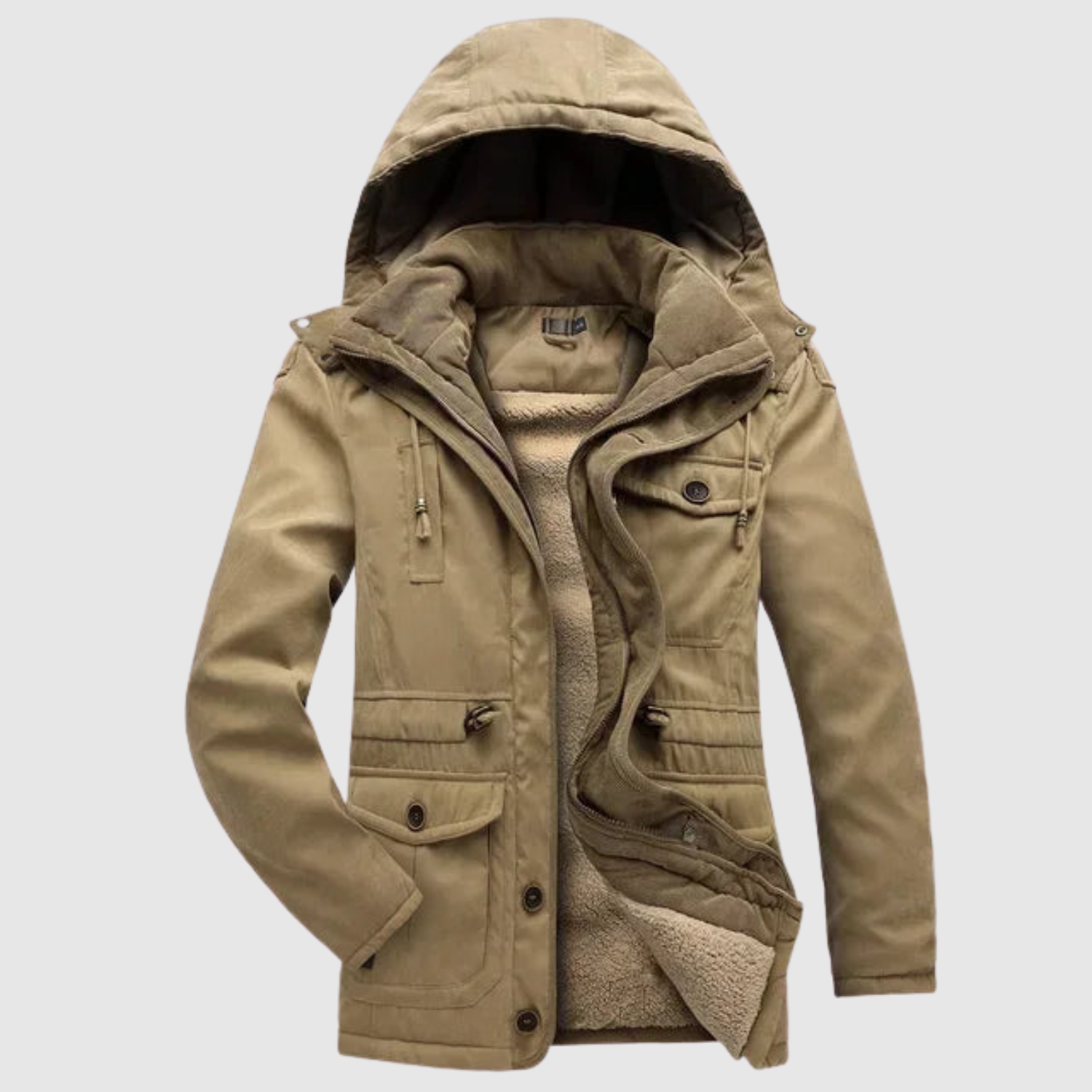 Marek – Veste d'hiver chaude avec doublure épaisse