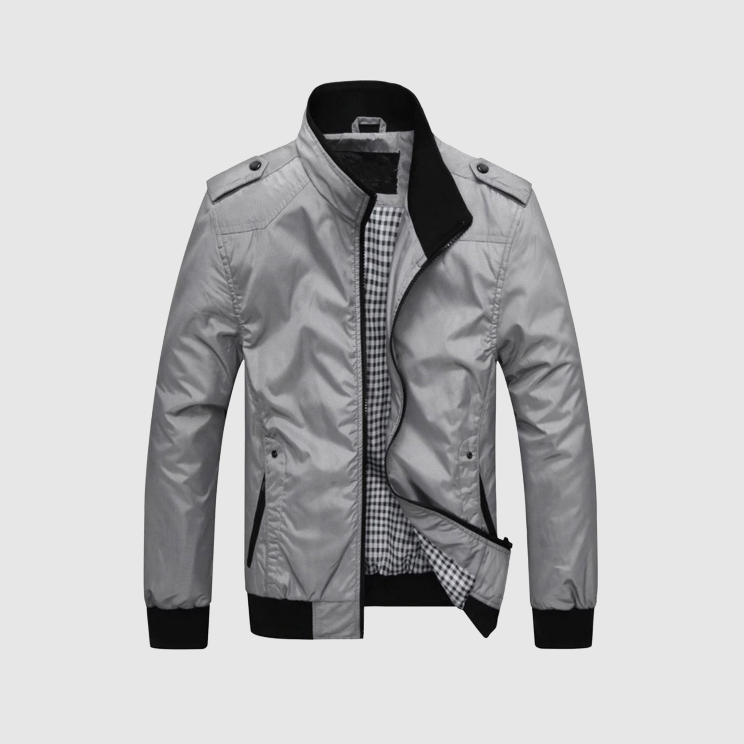 Marek – Veste masculine élégante avec fermeture éclair et doublure douce