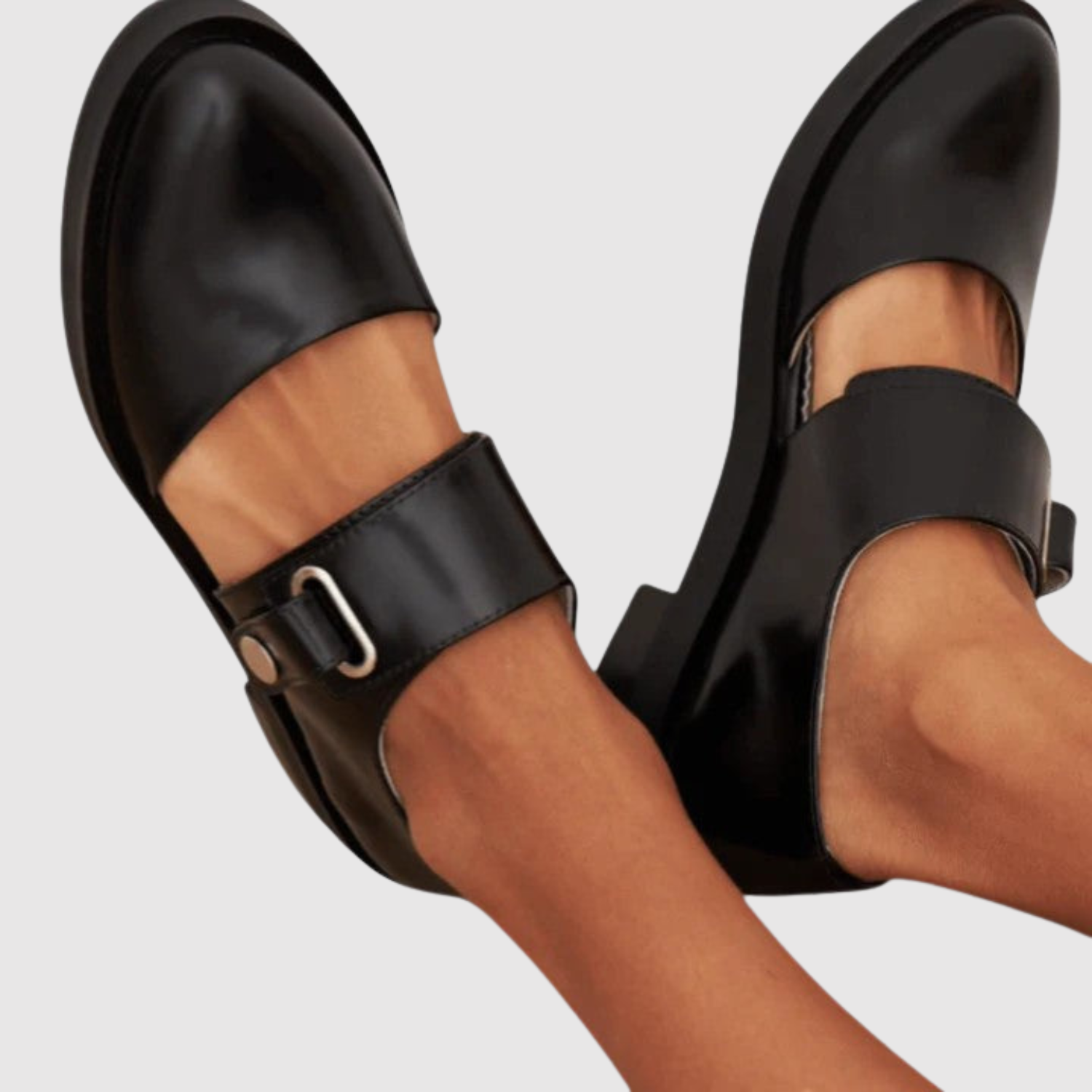 Colette – Chaussures en cuir avec double sangle