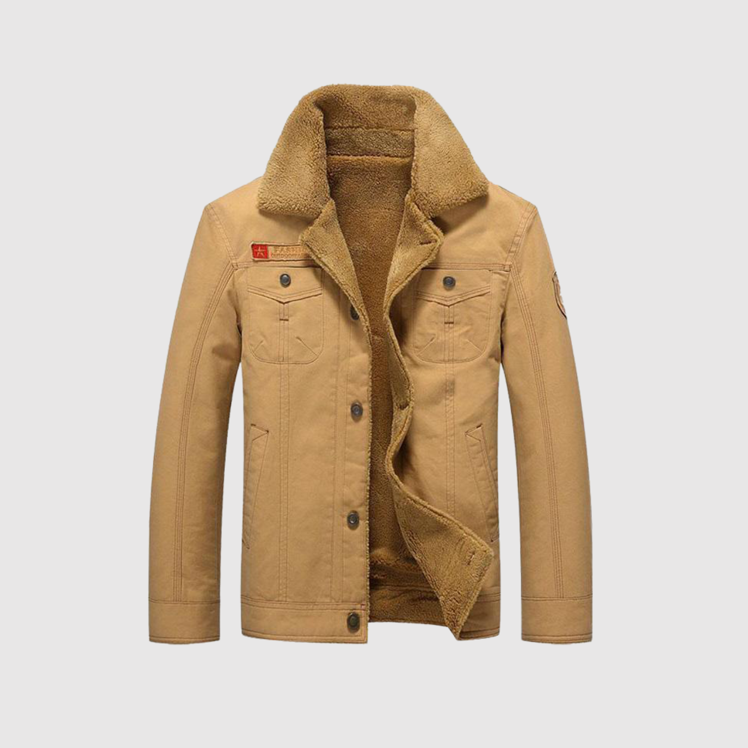 Marek – Veste avec doublure en fausse fourrure