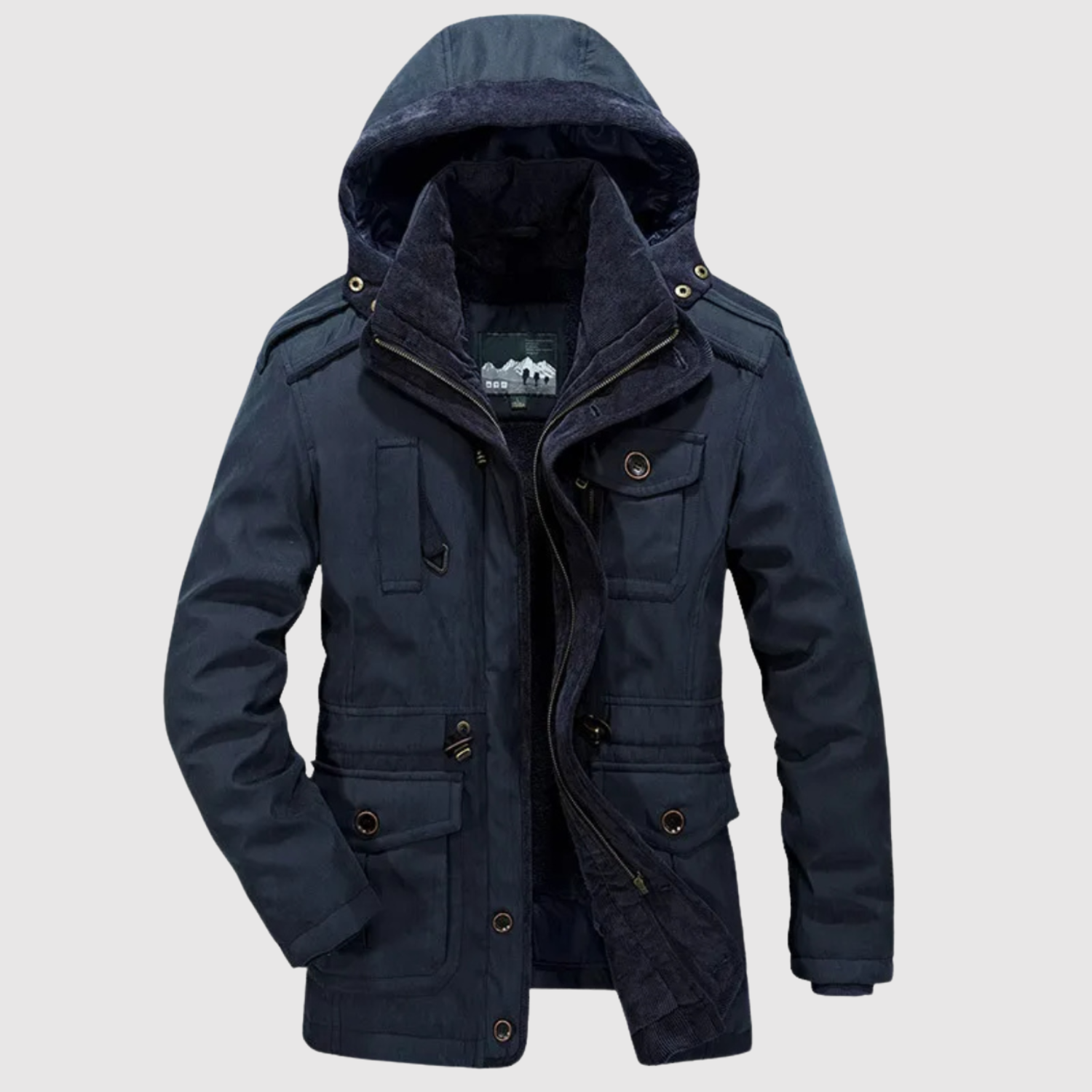 Marek – Veste d'hiver avec doublure en duvet et style sportif