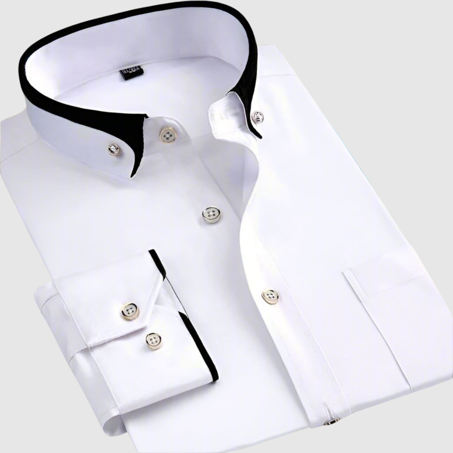 Lucas – Chemise élégante avec un motif contrasté moderne
