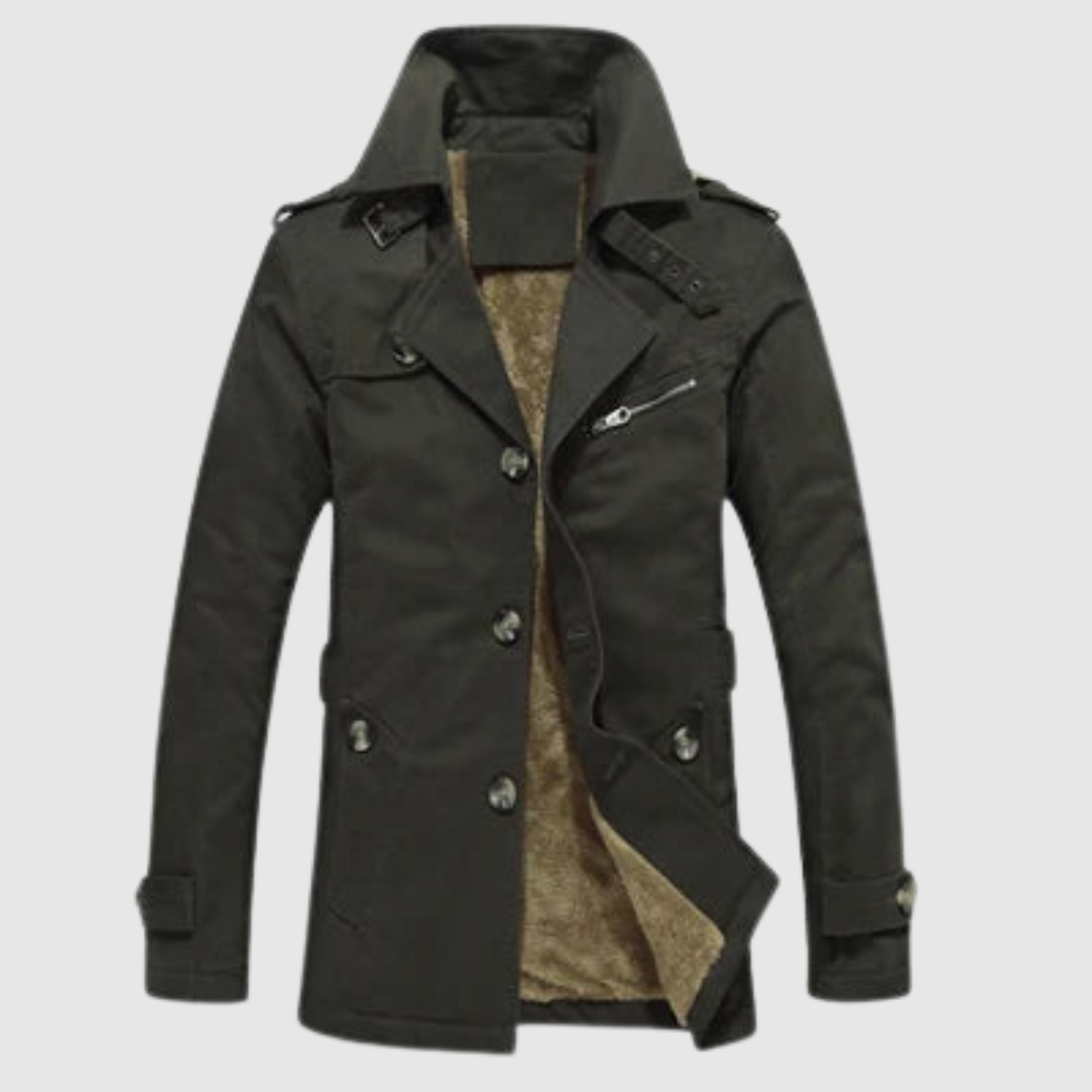 Marek – Manteau d'hiver avec doublure en laine