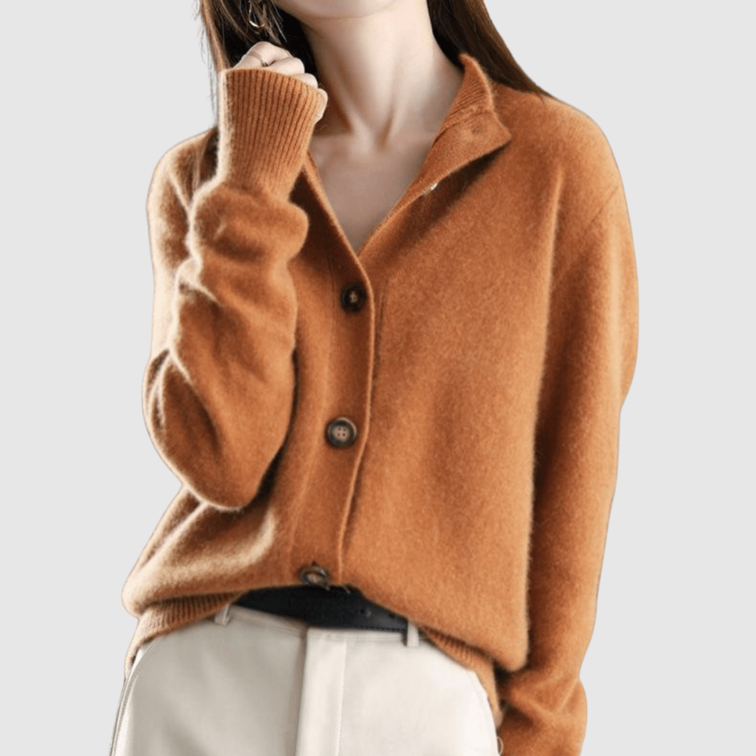 Nora – Gilet tressé élégant