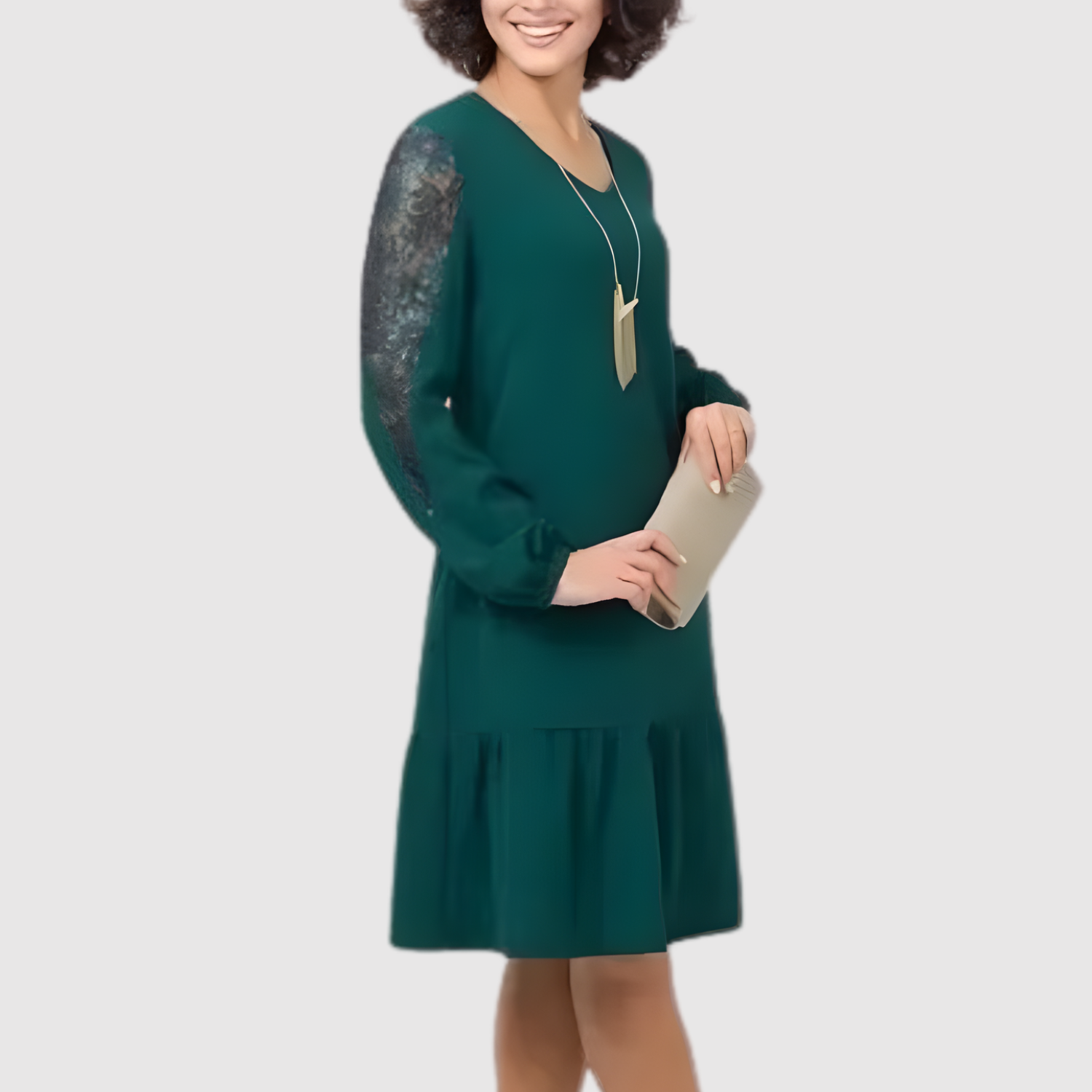 Léna – Robe élégante avec dentelle