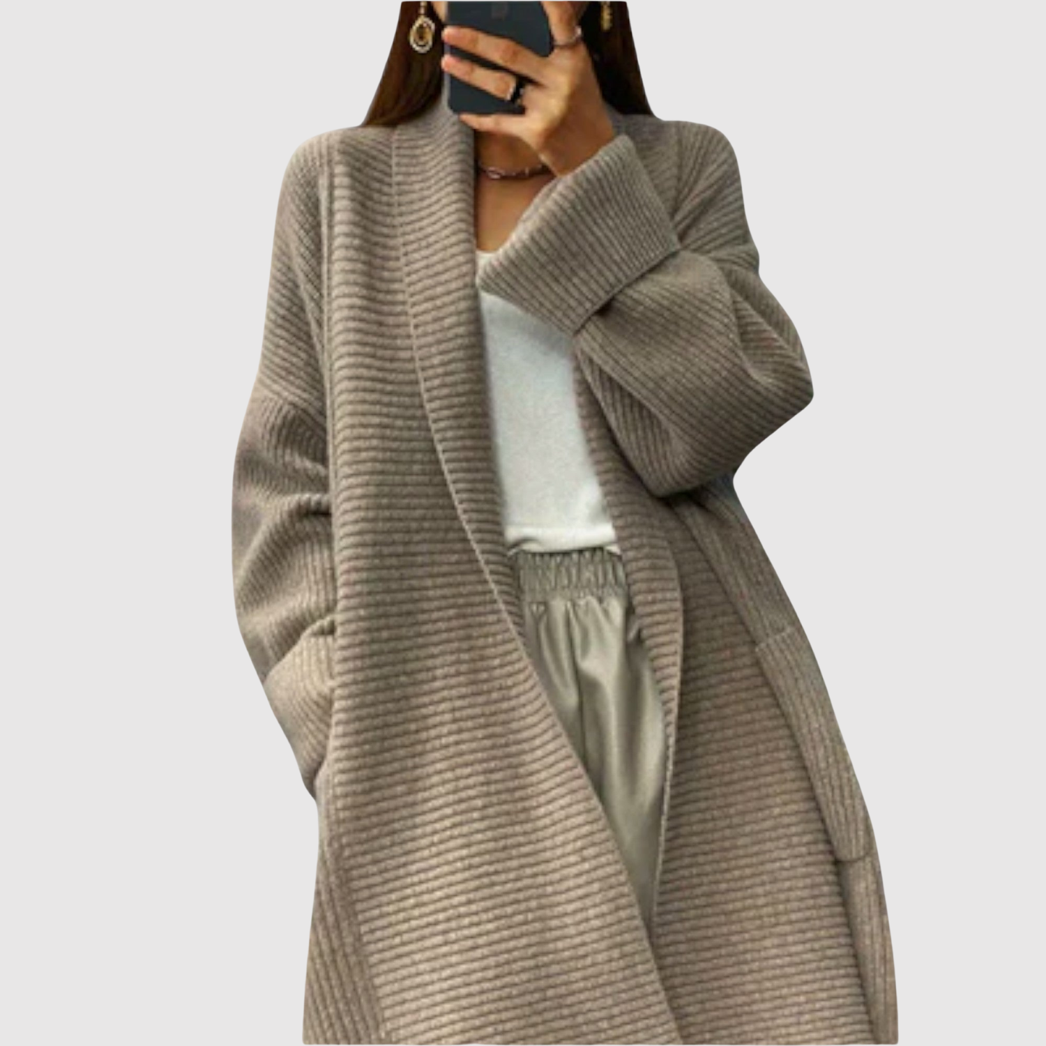 Nora – Pull long avec des manches chaudes