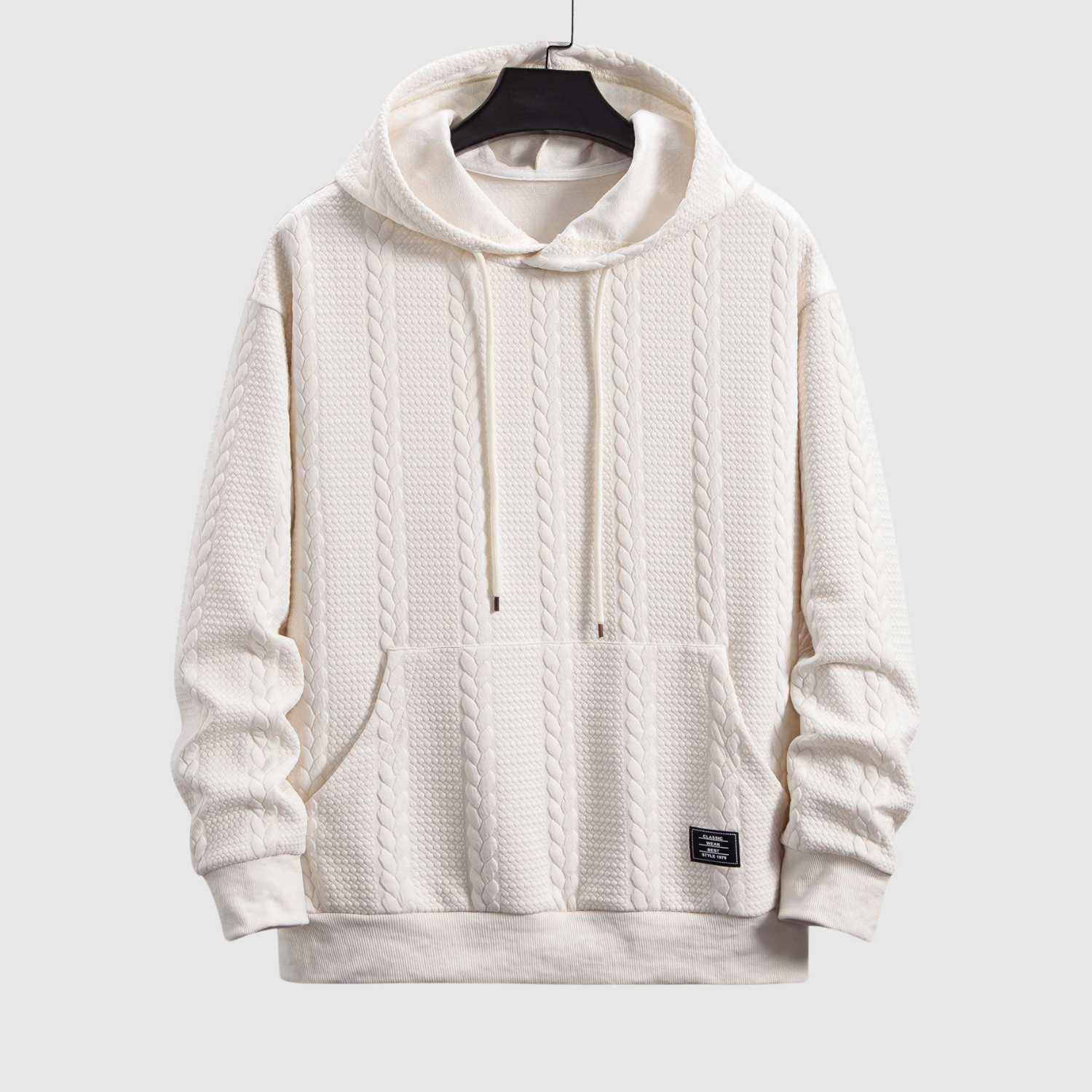 Daniel – Sweat-shirt avec tricot texturé