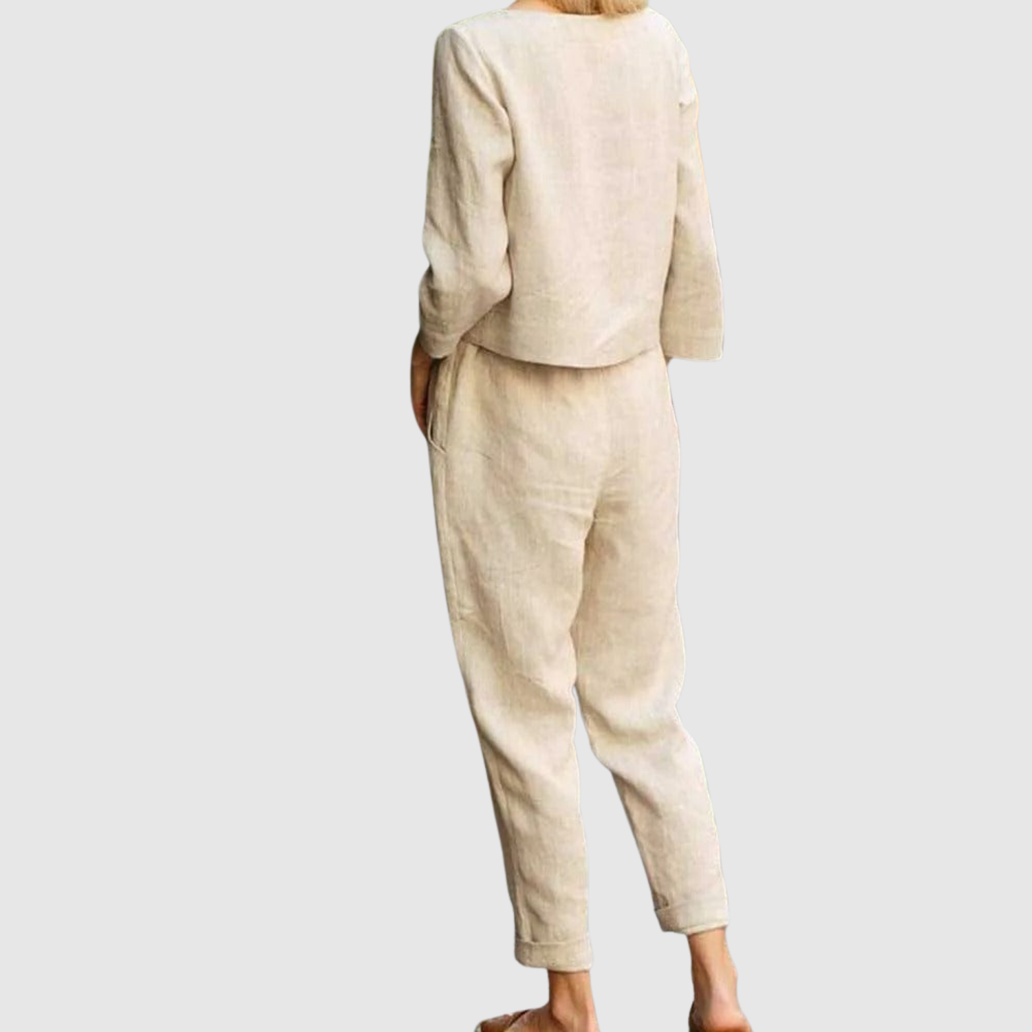 Inès – Ensemble confortable avec pantalon et blouse