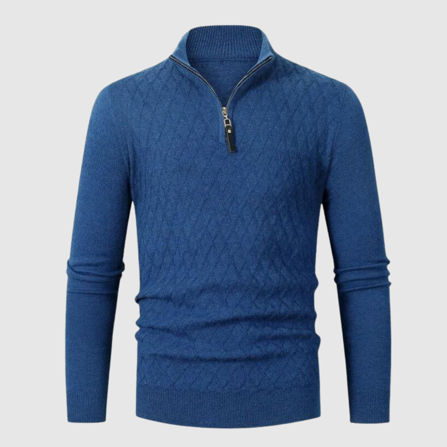 Daniel – Pull à demi-zip en tricot