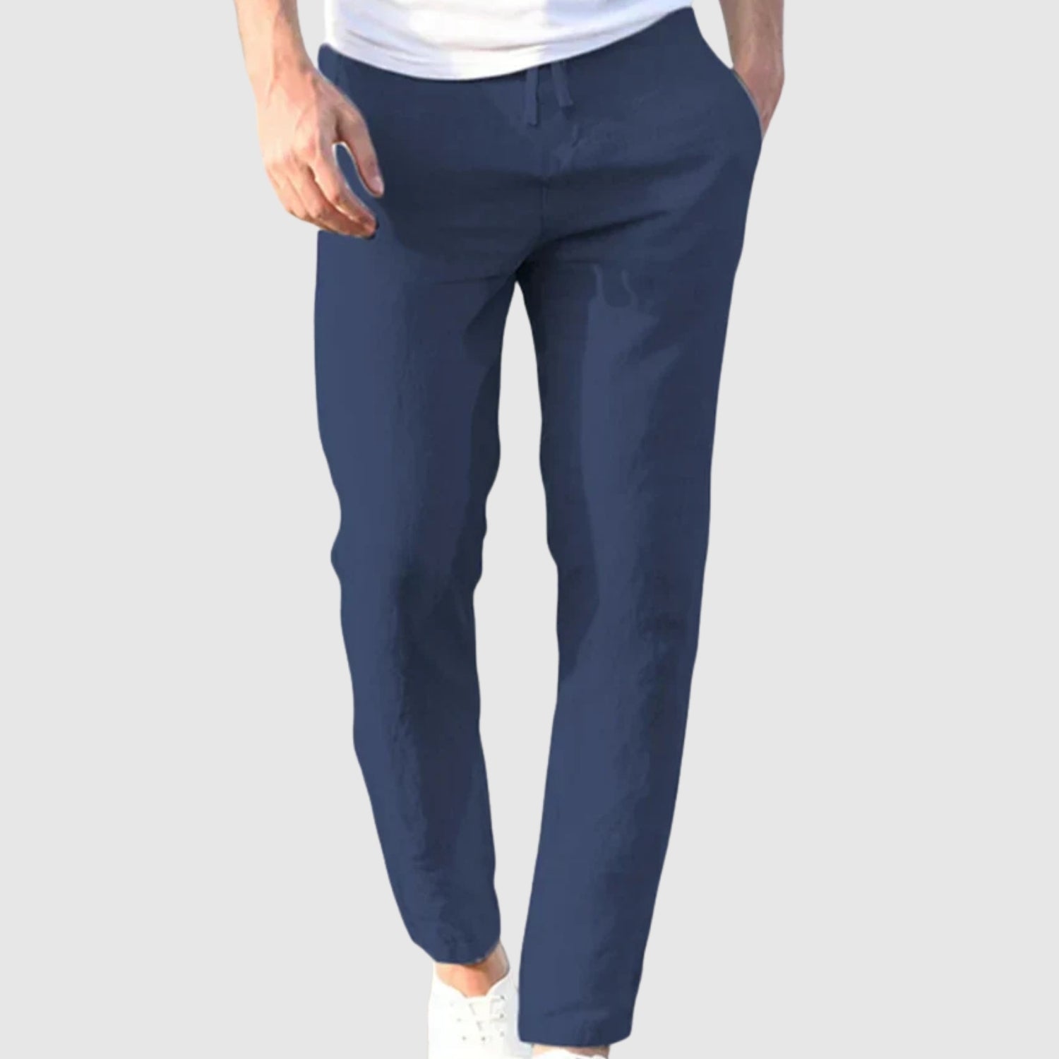 Leo - Pantalon en lin léger et stylé pour hommes