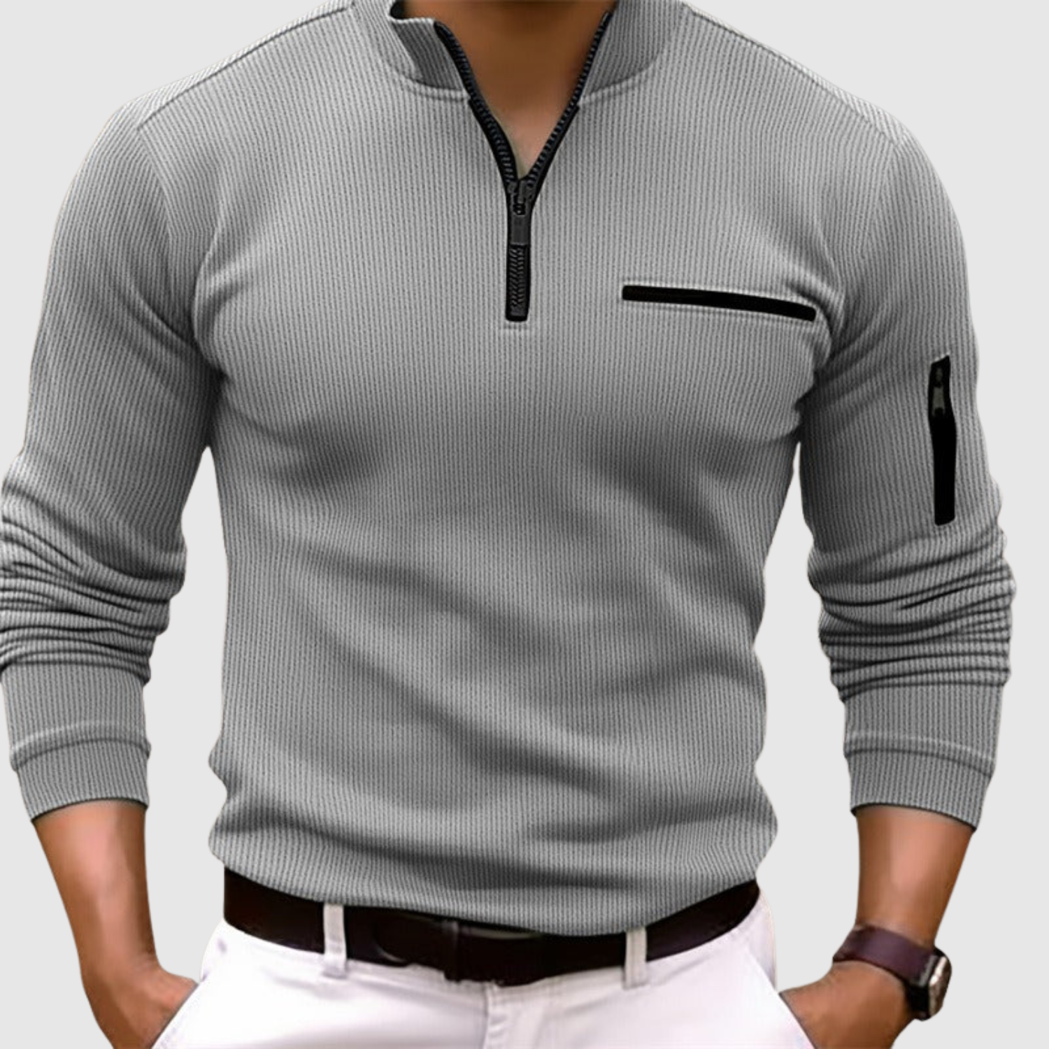 Lucas - Sweat à capuche moderne pour homme avec manches longues