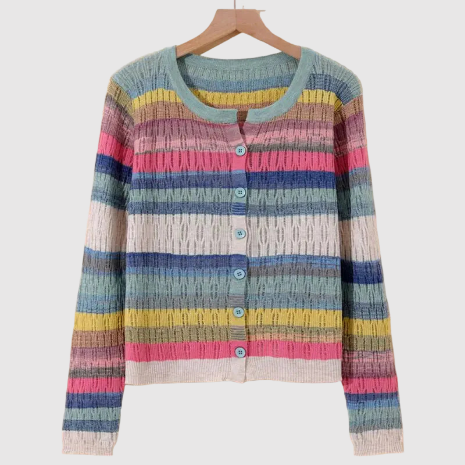 Nora – Cardigan léger multicolore