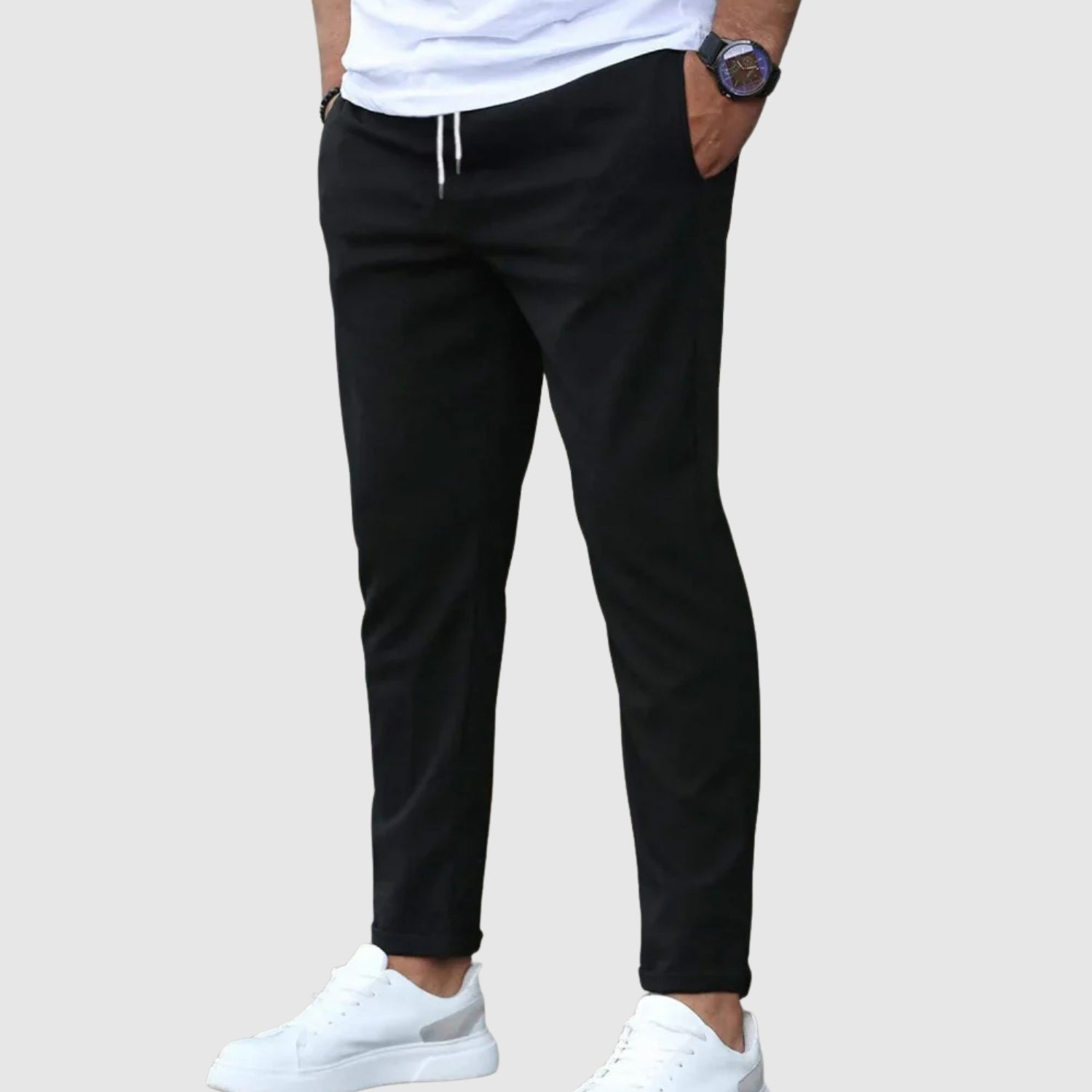 Leo – Pantalons confortables en matériau élastique de haute qualité